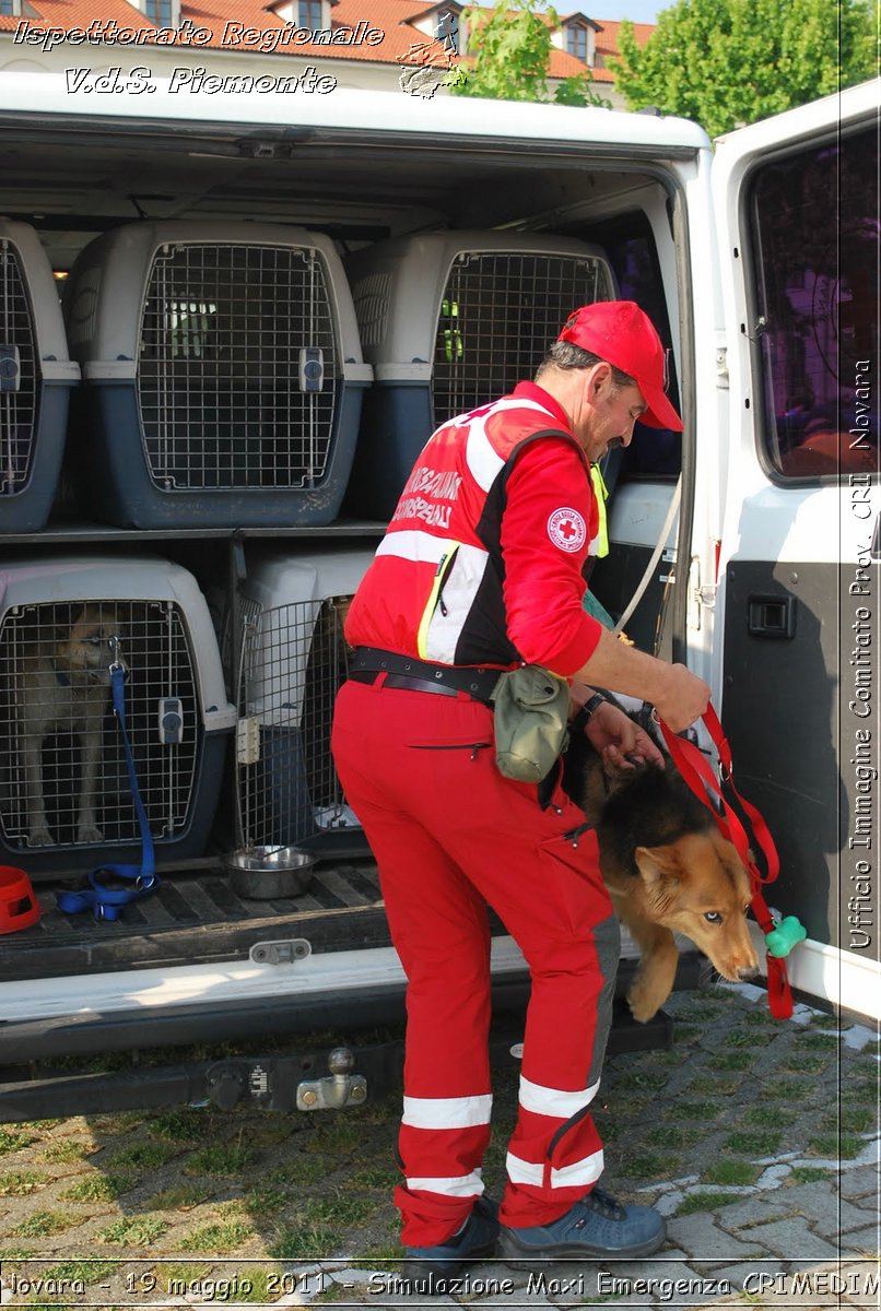 Novara - 19 maggio 2011 - Simulazione Maxi Emergenza CRIMEDIM  - Croce Rossa Italiana - Ufficio Immagine Comitato Provinciale CRI Novara