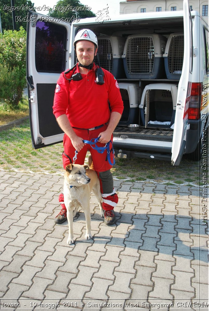 Novara - 19 maggio 2011 - Simulazione Maxi Emergenza CRIMEDIM  - Croce Rossa Italiana - Ufficio Immagine Comitato Provinciale CRI Novara