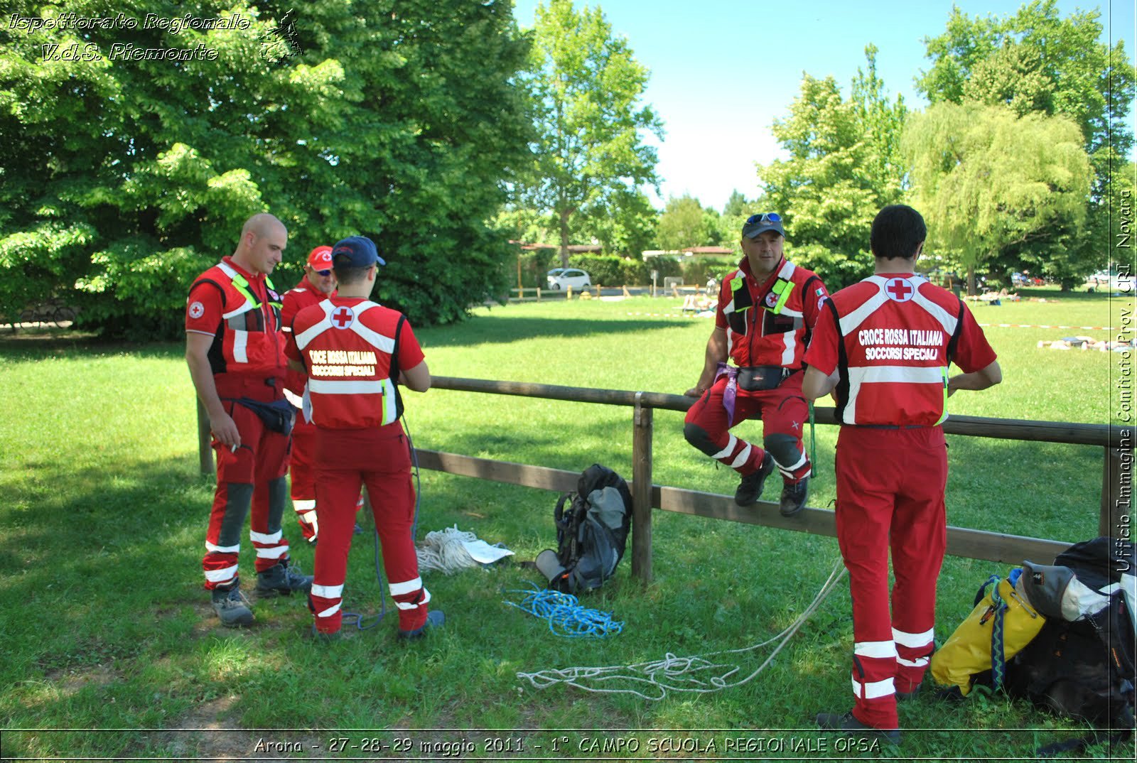 Arona - 27-28-29 maggio 2011 - 1 CAMPO SCUOLA REGIONALE OPSA  - Croce Rossa Italiana - Ufficio Immagine Comitato Provinciale CRI Novara