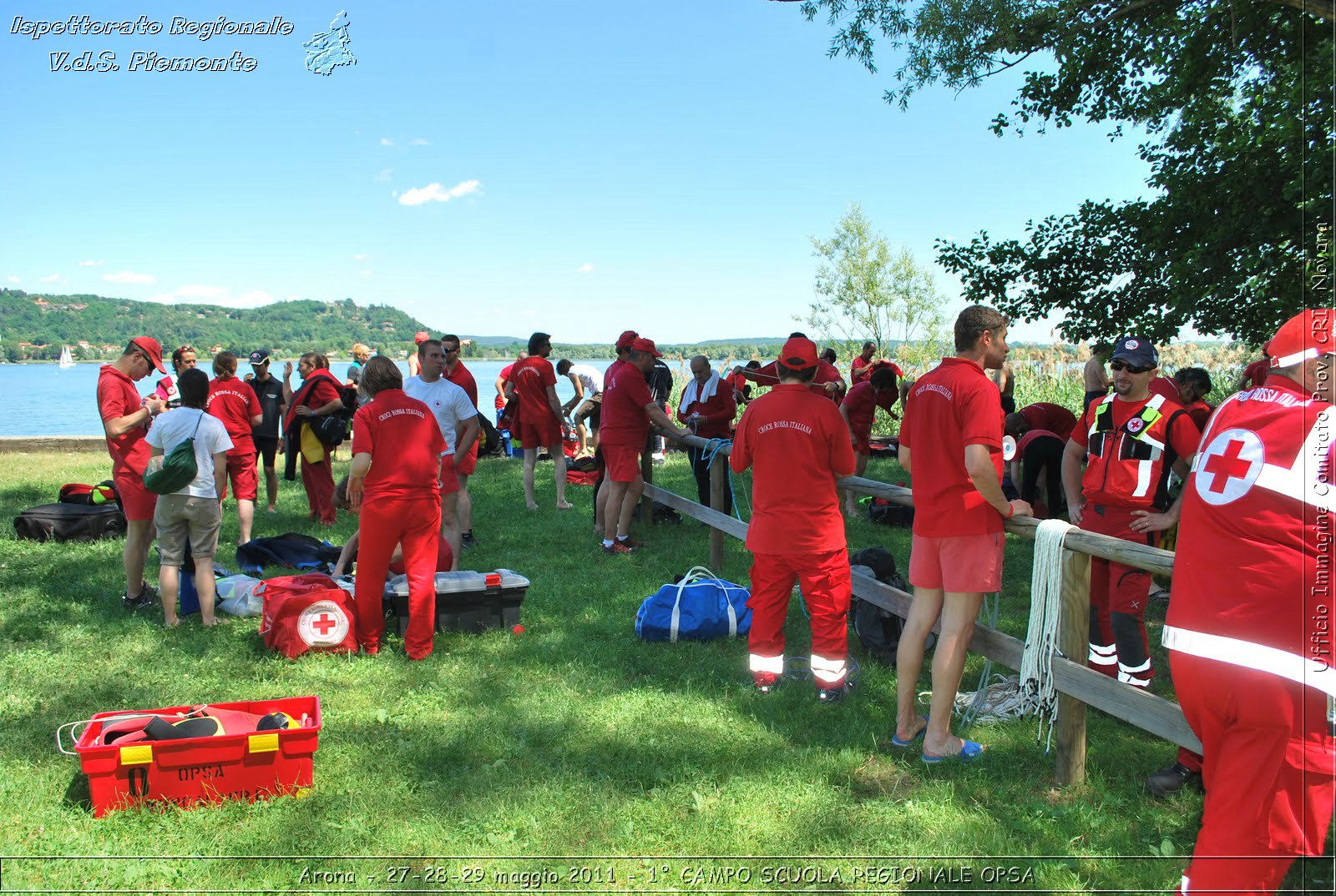 Arona - 27-28-29 maggio 2011 - 1 CAMPO SCUOLA REGIONALE OPSA  - Croce Rossa Italiana - Ufficio Immagine Comitato Provinciale CRI Novara