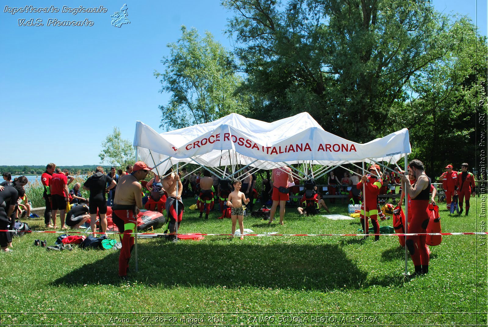 Arona - 27-28-29 maggio 2011 - 1 CAMPO SCUOLA REGIONALE OPSA  - Croce Rossa Italiana - Ufficio Immagine Comitato Provinciale CRI Novara