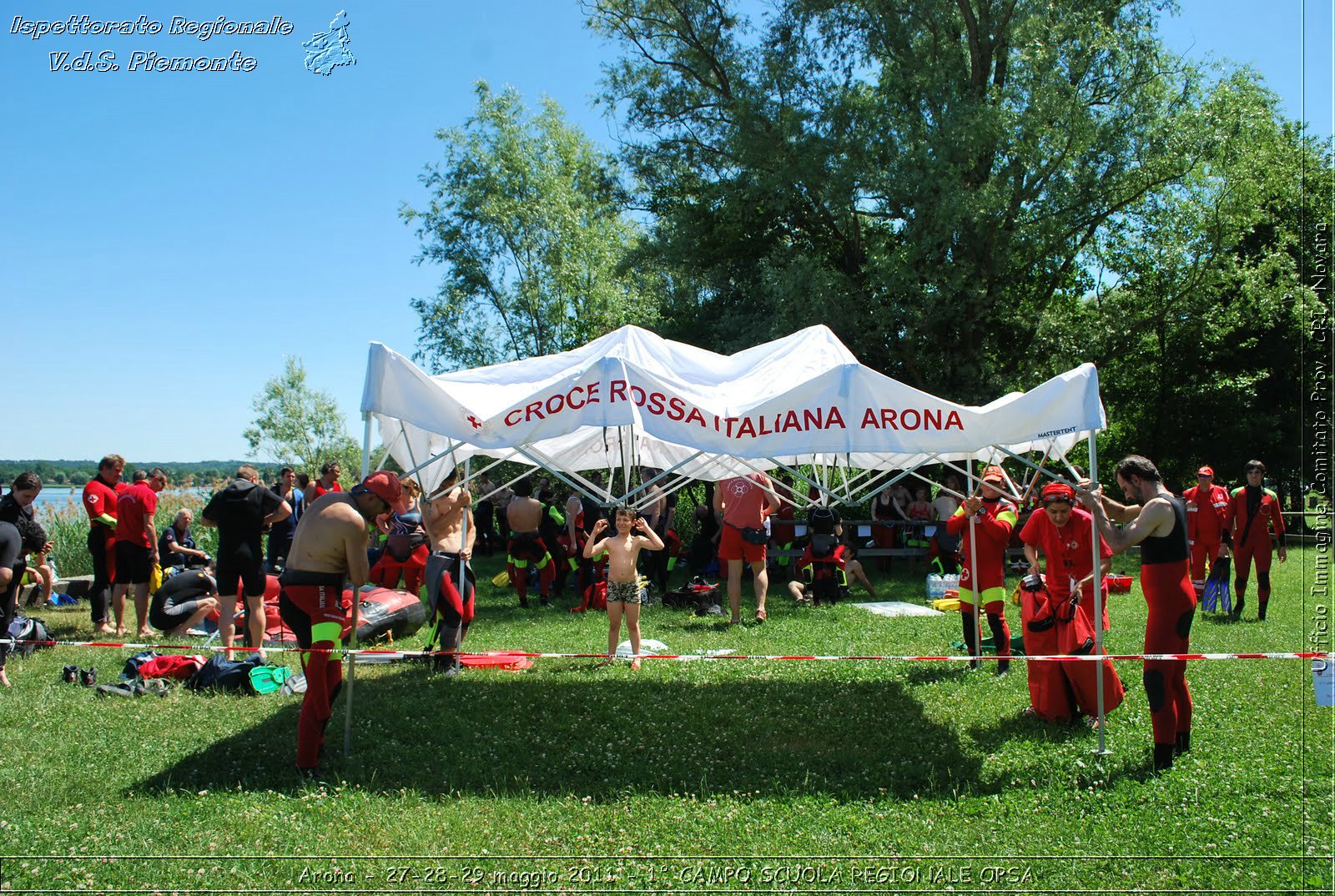Arona - 27-28-29 maggio 2011 - 1 CAMPO SCUOLA REGIONALE OPSA  - Croce Rossa Italiana - Ufficio Immagine Comitato Provinciale CRI Novara