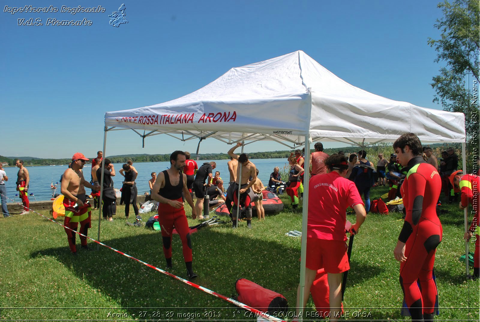 Arona - 27-28-29 maggio 2011 - 1 CAMPO SCUOLA REGIONALE OPSA  - Croce Rossa Italiana - Ufficio Immagine Comitato Provinciale CRI Novara