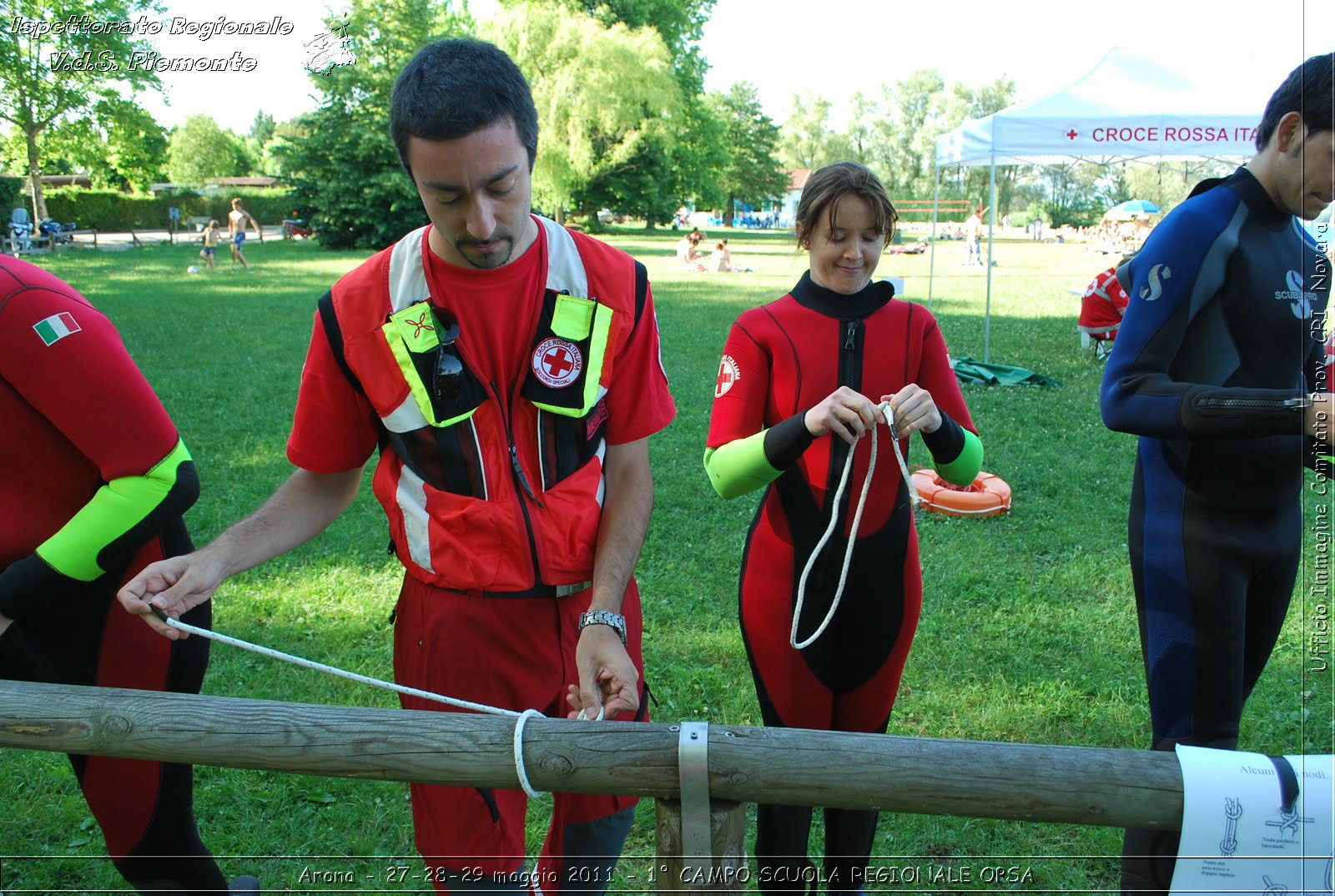 Arona - 27-28-29 maggio 2011 - 1 CAMPO SCUOLA REGIONALE OPSA  - Croce Rossa Italiana - Ufficio Immagine Comitato Provinciale CRI Novara