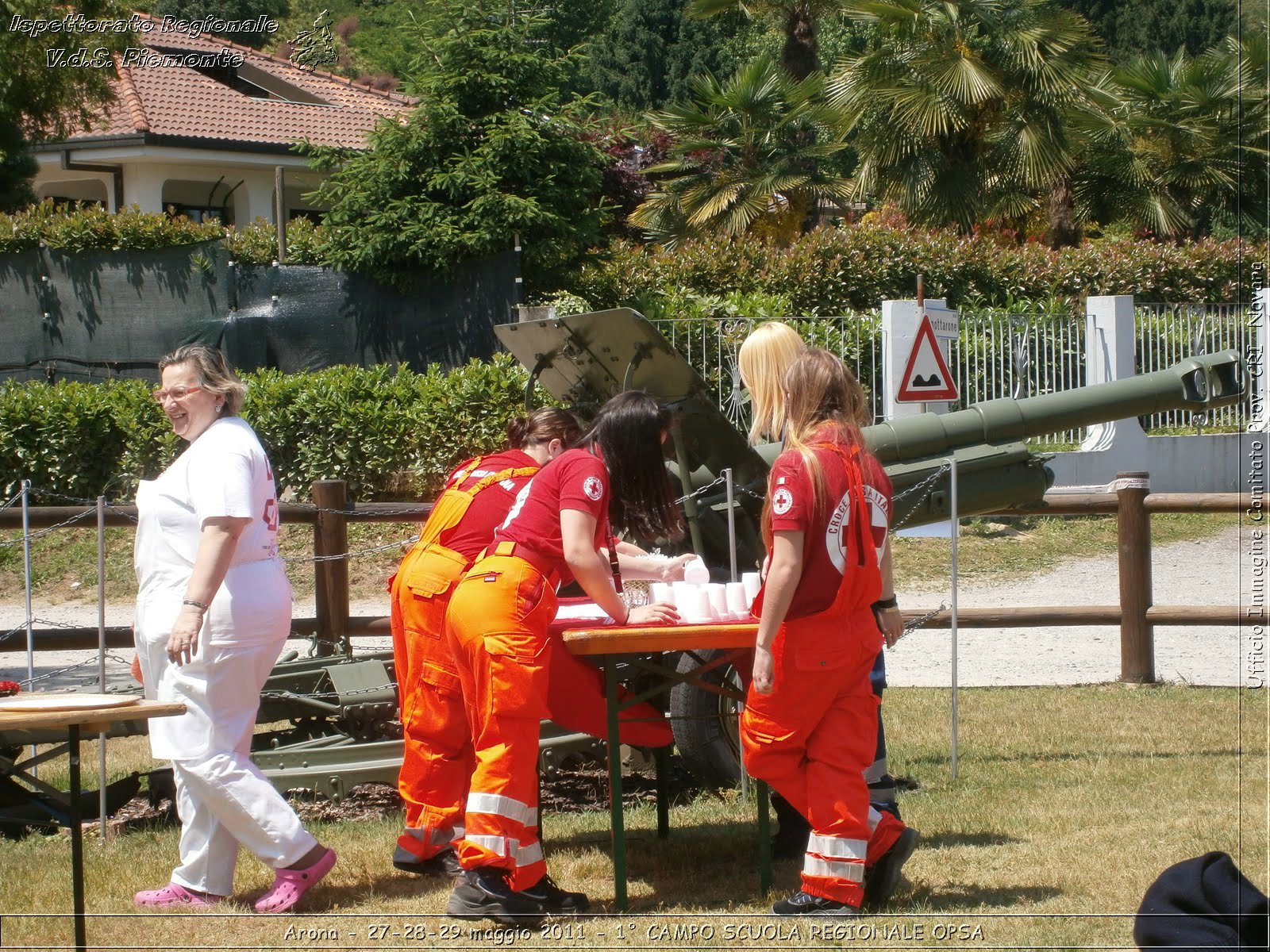 Arona - 27-28-29 maggio 2011 - 1 CAMPO SCUOLA REGIONALE OPSA  - Croce Rossa Italiana - Ufficio Immagine Comitato Provinciale CRI Novara