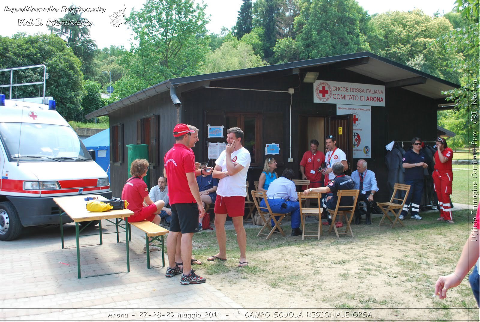 Arona - 27-28-29 maggio 2011 - 1 CAMPO SCUOLA REGIONALE OPSA  - Croce Rossa Italiana - Ufficio Immagine Comitato Provinciale CRI Novara