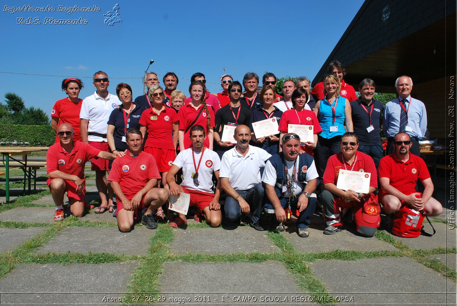 Arona - 27-28-29 maggio 2011 - 1 CAMPO SCUOLA REGIONALE OPSA  - Croce Rossa Italiana - Ufficio Immagine Comitato Provinciale CRI Novara