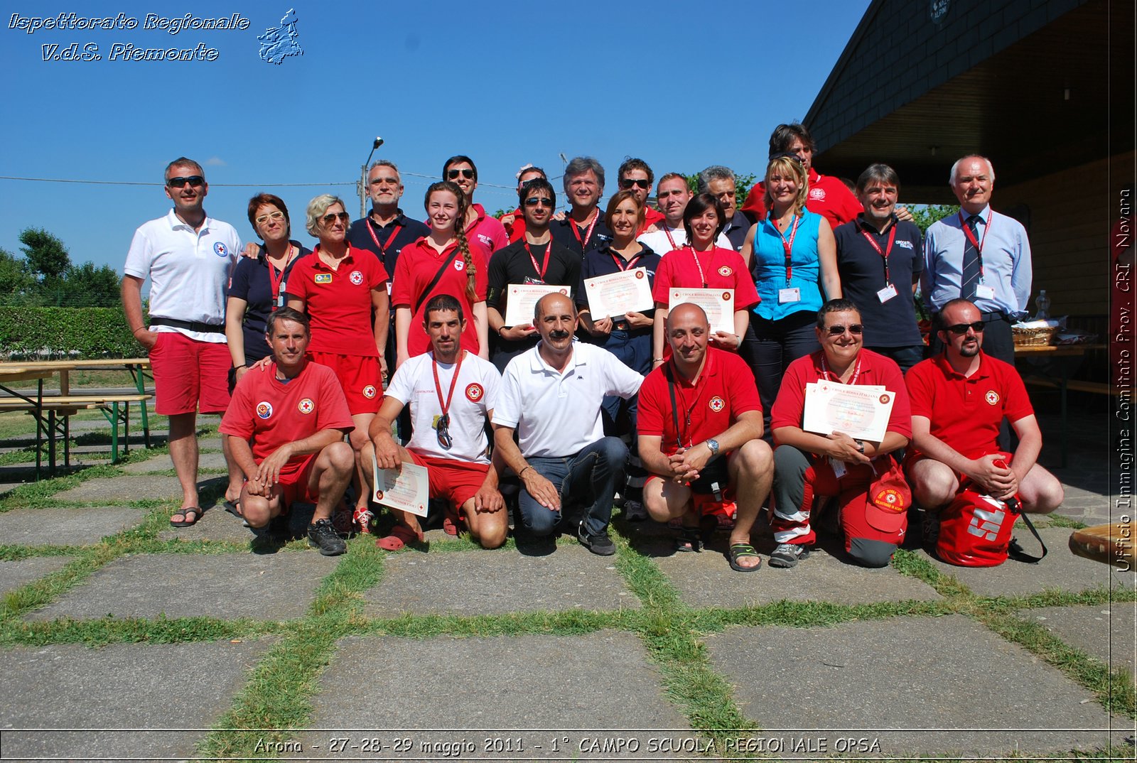 Arona - 27-28-29 maggio 2011 - 1 CAMPO SCUOLA REGIONALE OPSA  - Croce Rossa Italiana - Ufficio Immagine Comitato Provinciale CRI Novara