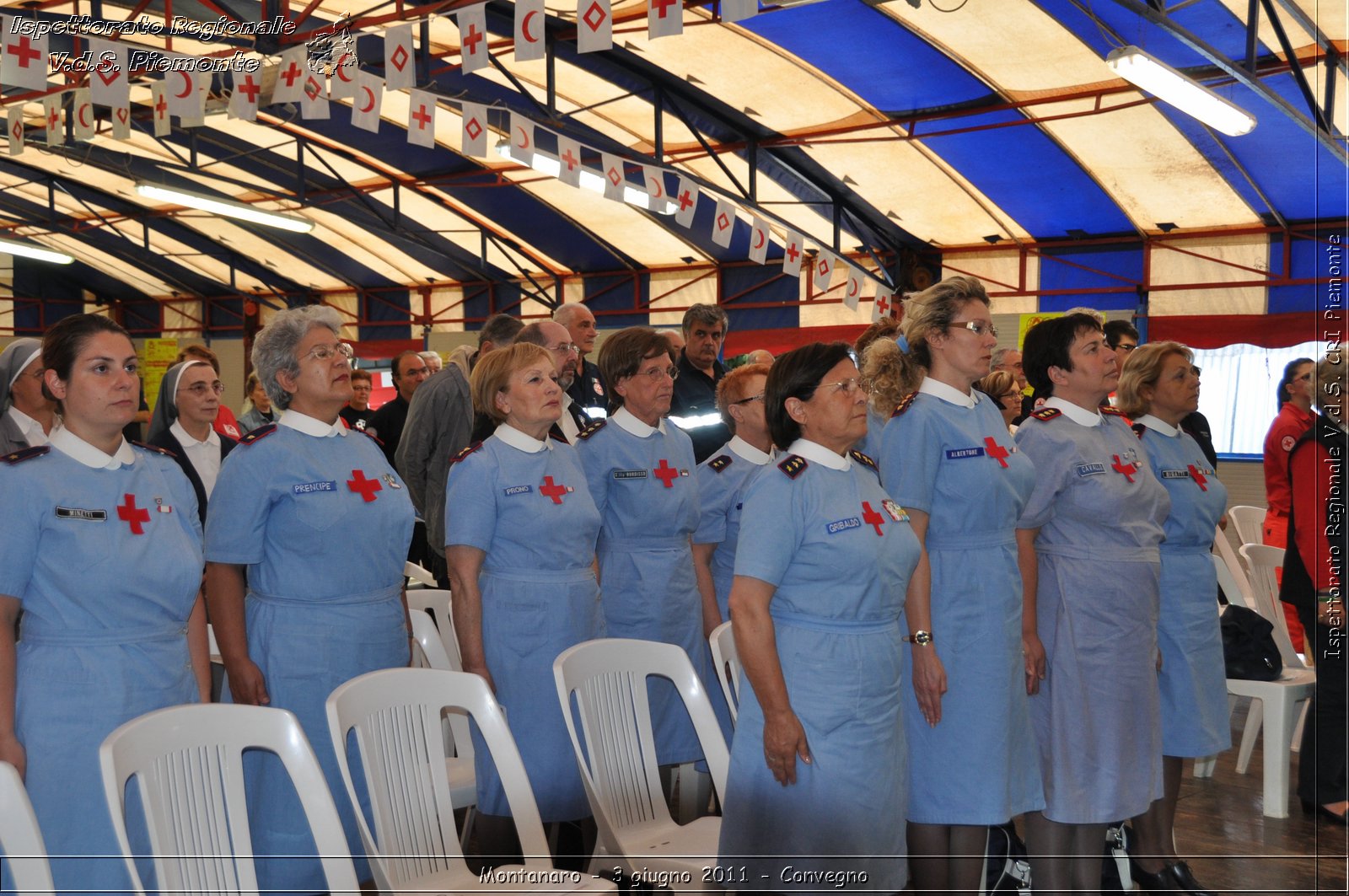 Montanaro - 3 giugno 2011 - I 150 anni dall'unit d'Italia e la Croce Rossa Italiana: un percorso attraverso la storia del nostro paese. Comitato Locale di Montanaro, 20 anniversario fondazione -  Croce Rossa Italiana - Ispettorato Regionale Volontari del Soccorso Piemonte