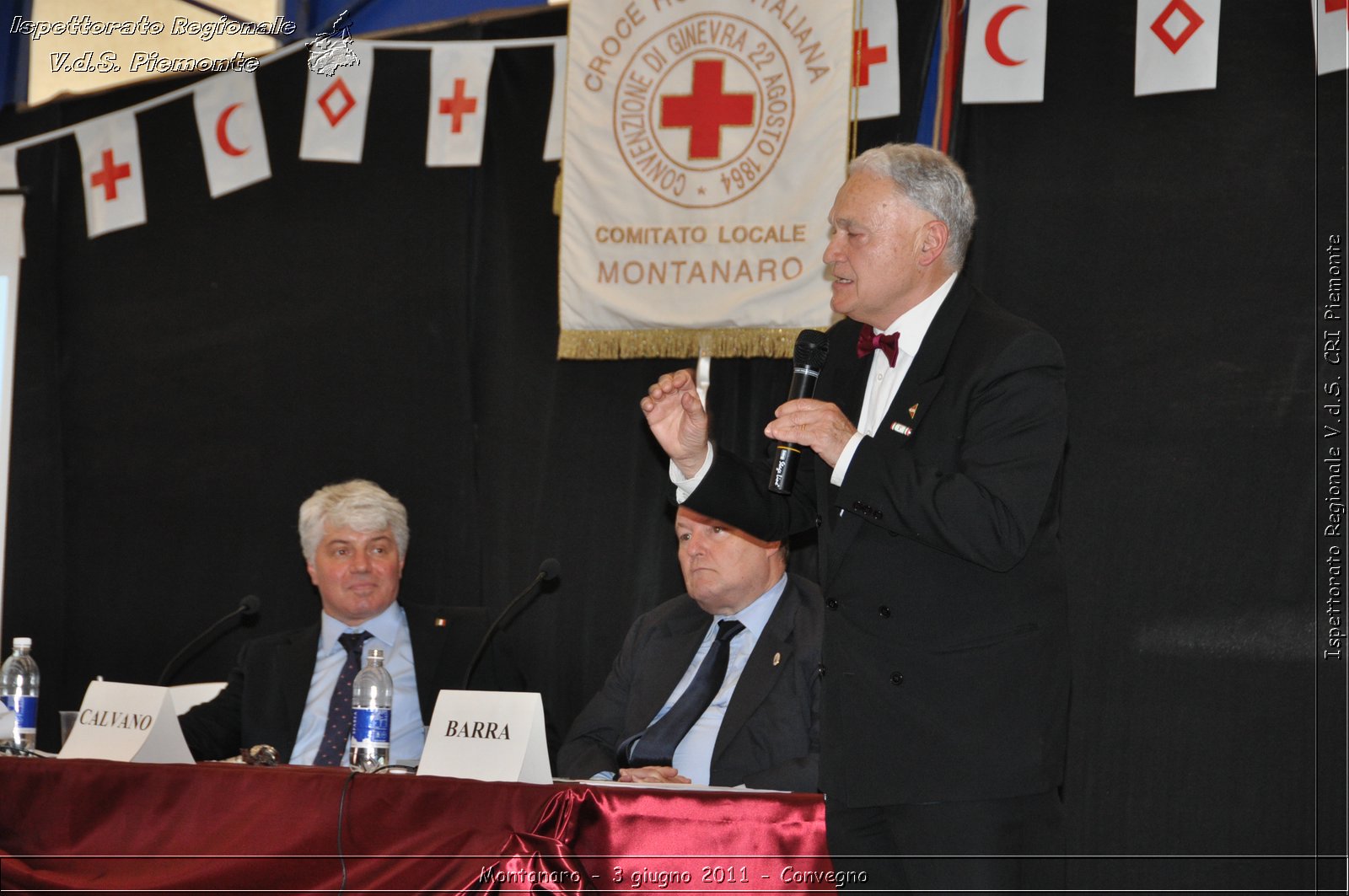 Montanaro - 3 giugno 2011 - I 150 anni dall'unit d'Italia e la Croce Rossa Italiana: un percorso attraverso la storia del nostro paese. Comitato Locale di Montanaro, 20 anniversario fondazione -  Croce Rossa Italiana - Ispettorato Regionale Volontari del Soccorso Piemonte