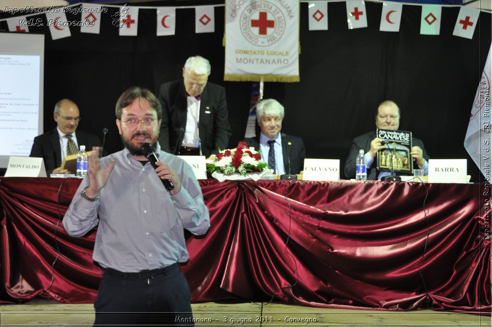 Montanaro - 3 giugno 2011 - I 150 anni dall'unit d'Italia e la Croce Rossa Italiana: un percorso attraverso la storia del nostro paese. Comitato Locale di Montanaro, 20 anniversario fondazione -  Croce Rossa Italiana - Ispettorato Regionale Volontari del Soccorso Piemonte