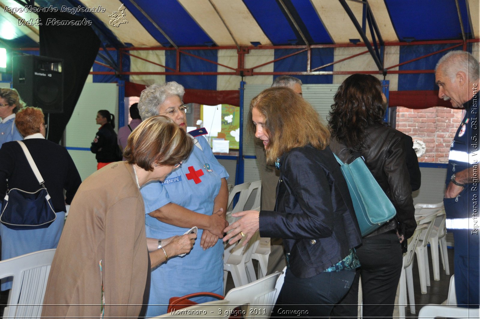 Montanaro - 3 giugno 2011 - I 150 anni dall'unit d'Italia e la Croce Rossa Italiana: un percorso attraverso la storia del nostro paese. Comitato Locale di Montanaro, 20 anniversario fondazione -  Croce Rossa Italiana - Ispettorato Regionale Volontari del Soccorso Piemonte