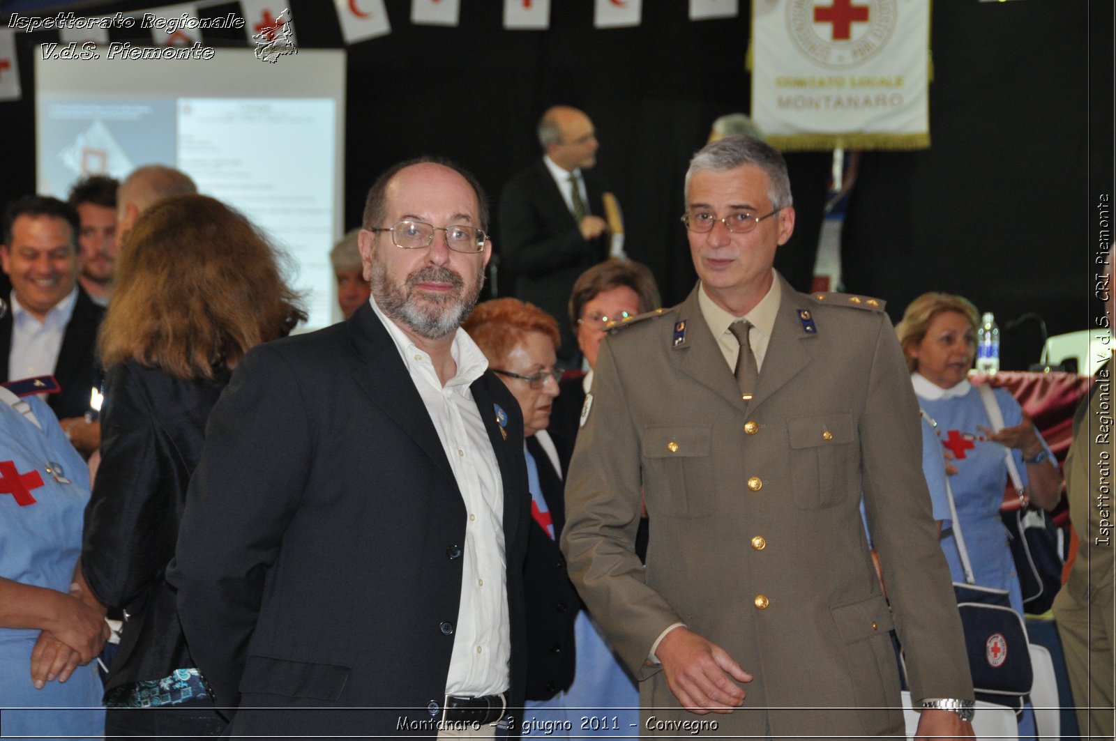 Montanaro - 3 giugno 2011 - I 150 anni dall'unit d'Italia e la Croce Rossa Italiana: un percorso attraverso la storia del nostro paese. Comitato Locale di Montanaro, 20 anniversario fondazione -  Croce Rossa Italiana - Ispettorato Regionale Volontari del Soccorso Piemonte