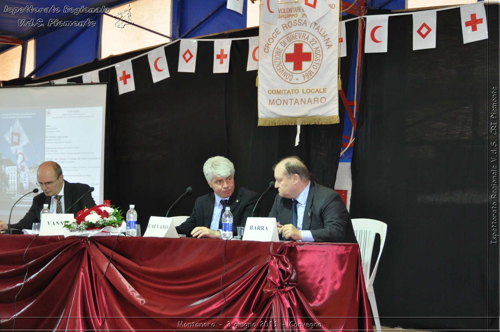 Montanaro - 3 giugno 2011 - I 150 anni dall'unità d'Italia e la Croce Rossa Italiana: un percorso attraverso la storia del nostro paese. Comitato Locale di Montanaro, 20° anniversario fondazione -  Croce Rossa Italiana - Ispettorato Regionale Volontari del Soccorso Piemonte