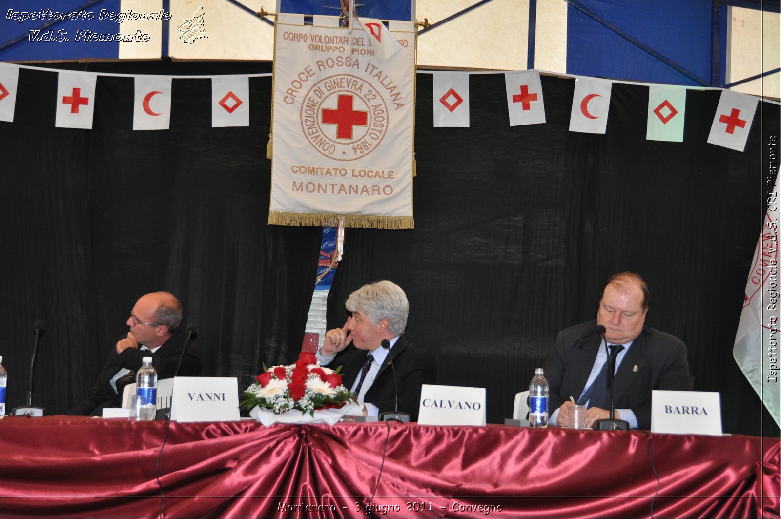 Montanaro - 3 giugno 2011 - I 150 anni dall'unità d'Italia e la Croce Rossa Italiana: un percorso attraverso la storia del nostro paese. Comitato Locale di Montanaro, 20° anniversario fondazione -  Croce Rossa Italiana - Ispettorato Regionale Volontari del Soccorso Piemonte