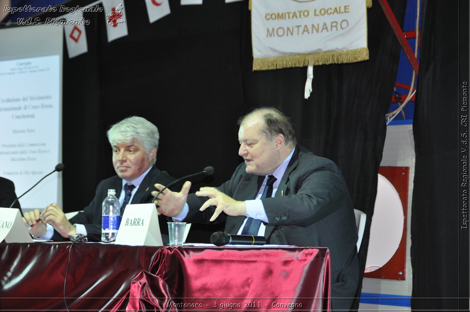 Montanaro - 3 giugno 2011 - I 150 anni dall'unità d'Italia e la Croce Rossa Italiana: un percorso attraverso la storia del nostro paese. Comitato Locale di Montanaro, 20° anniversario fondazione -  Croce Rossa Italiana - Ispettorato Regionale Volontari del Soccorso Piemonte