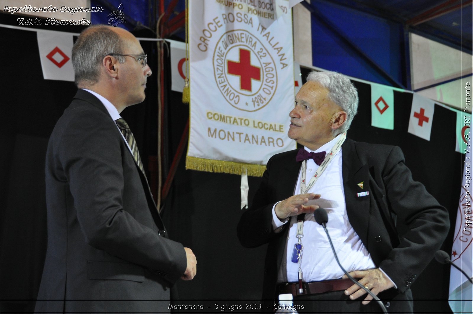 Montanaro - 3 giugno 2011 - I 150 anni dall'unità d'Italia e la Croce Rossa Italiana: un percorso attraverso la storia del nostro paese. Comitato Locale di Montanaro, 20° anniversario fondazione -  Croce Rossa Italiana - Ispettorato Regionale Volontari del Soccorso Piemonte