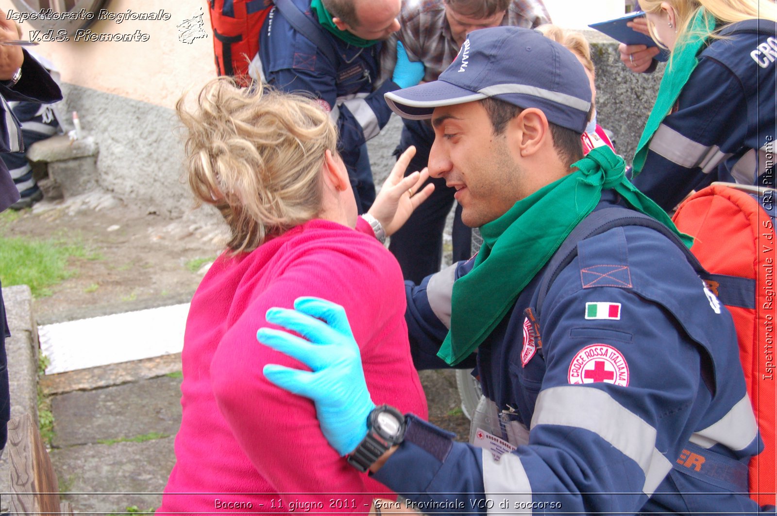 Baceno - 11 giugno 2011 - Gara Provinciale VCO di soccorso -  Croce Rossa Italiana - Ispettorato Regionale Volontari del Soccorso Piemonte