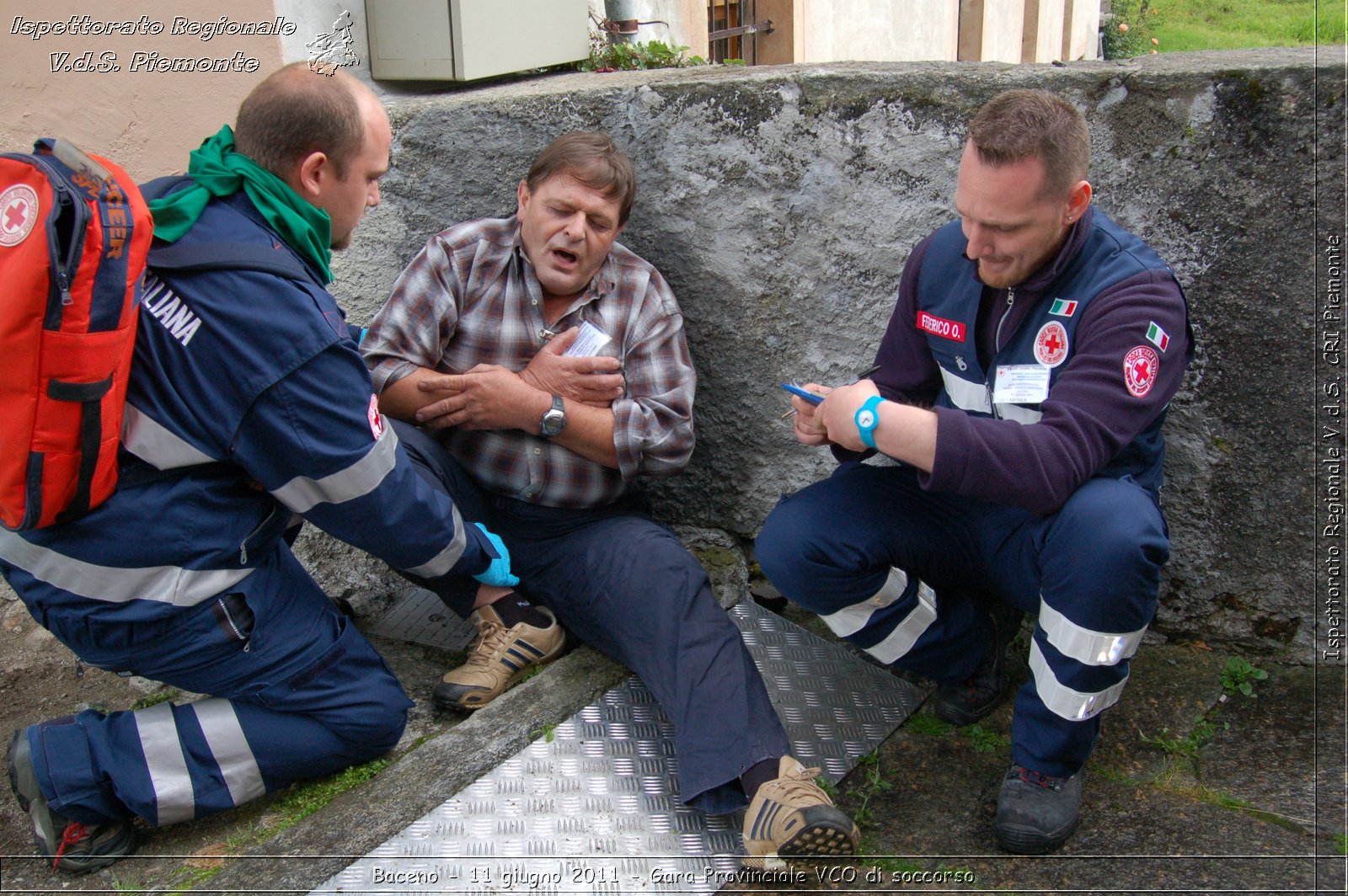 Baceno - 11 giugno 2011 - Gara Provinciale VCO di soccorso -  Croce Rossa Italiana - Ispettorato Regionale Volontari del Soccorso Piemonte