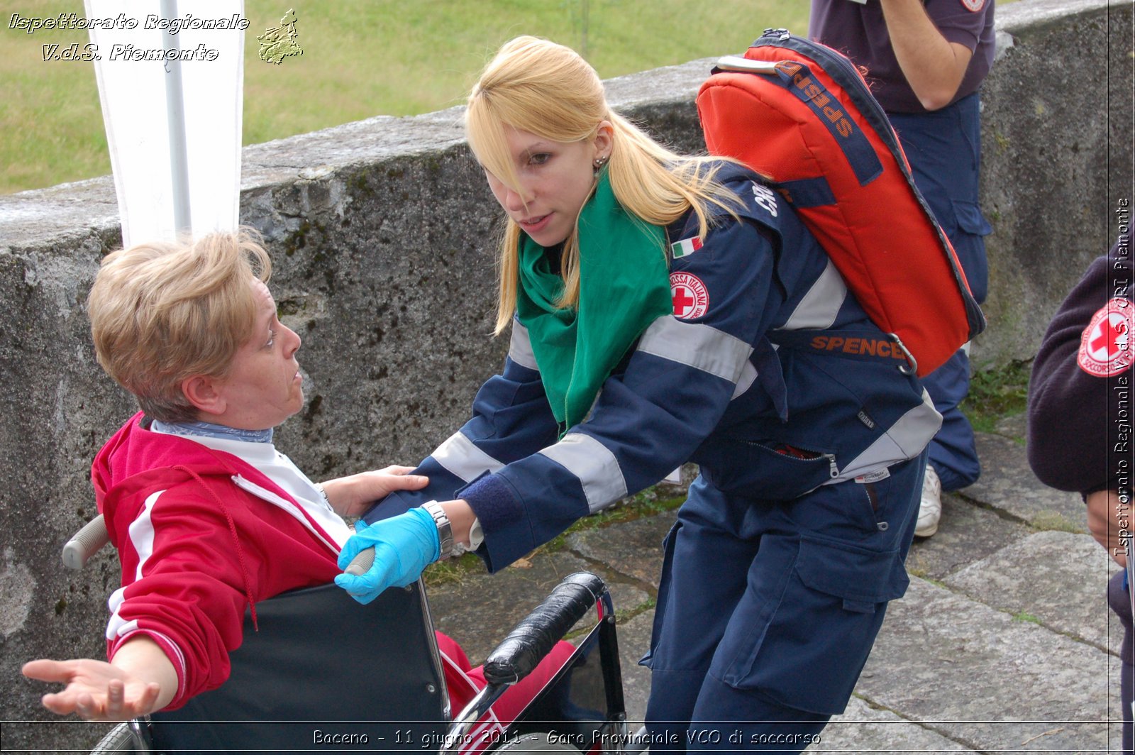 Baceno - 11 giugno 2011 - Gara Provinciale VCO di soccorso -  Croce Rossa Italiana - Ispettorato Regionale Volontari del Soccorso Piemonte