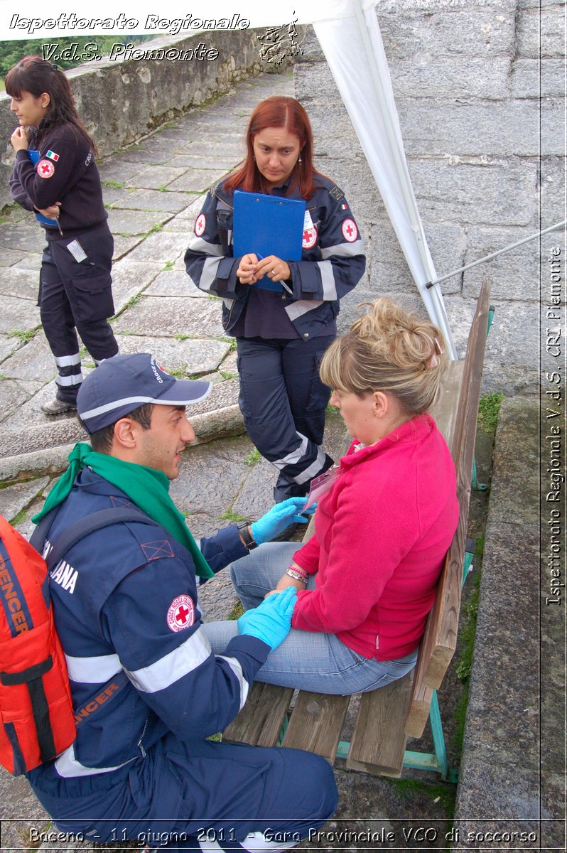 Baceno - 11 giugno 2011 - Gara Provinciale VCO di soccorso -  Croce Rossa Italiana - Ispettorato Regionale Volontari del Soccorso Piemonte