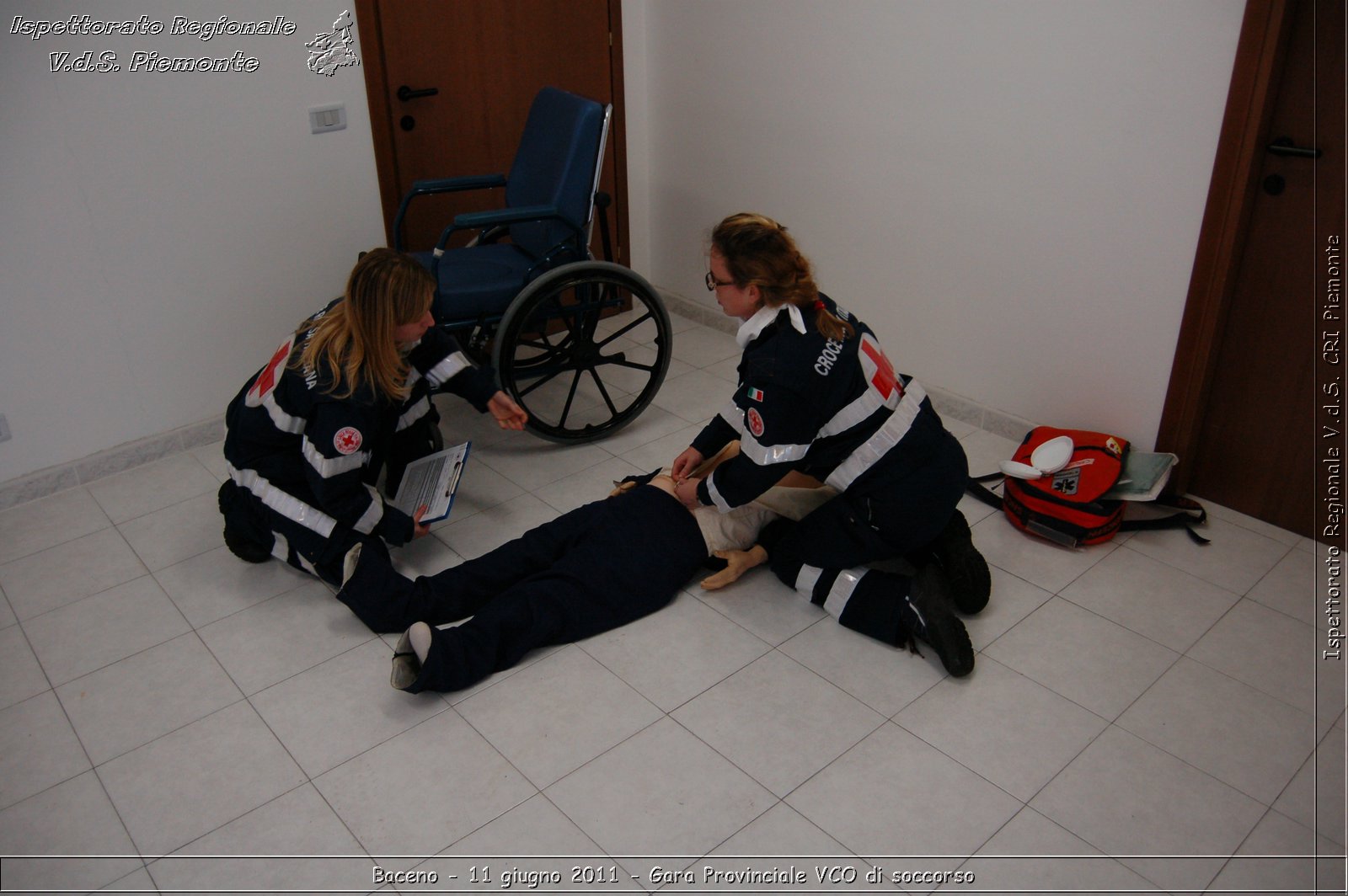 Baceno - 11 giugno 2011 - Gara Provinciale VCO di soccorso -  Croce Rossa Italiana - Ispettorato Regionale Volontari del Soccorso Piemonte