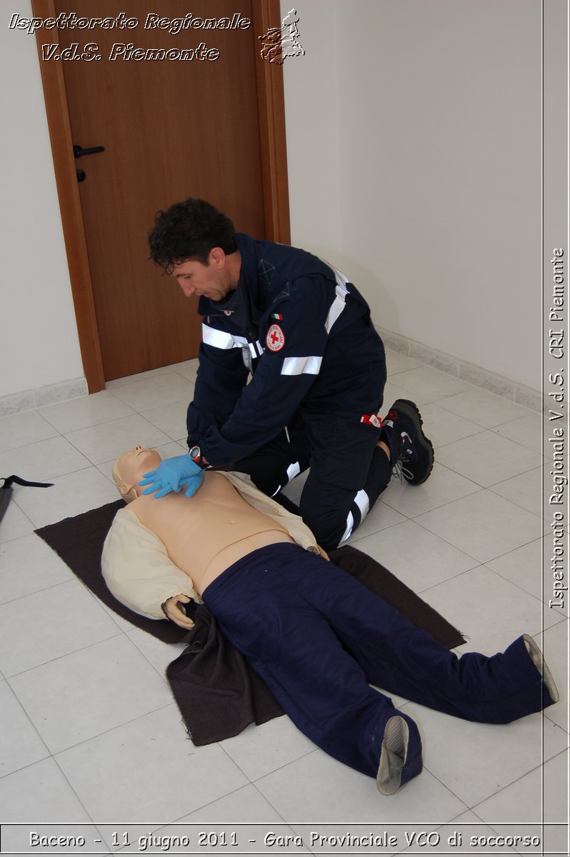 Baceno - 11 giugno 2011 - Gara Provinciale VCO di soccorso -  Croce Rossa Italiana - Ispettorato Regionale Volontari del Soccorso Piemonte