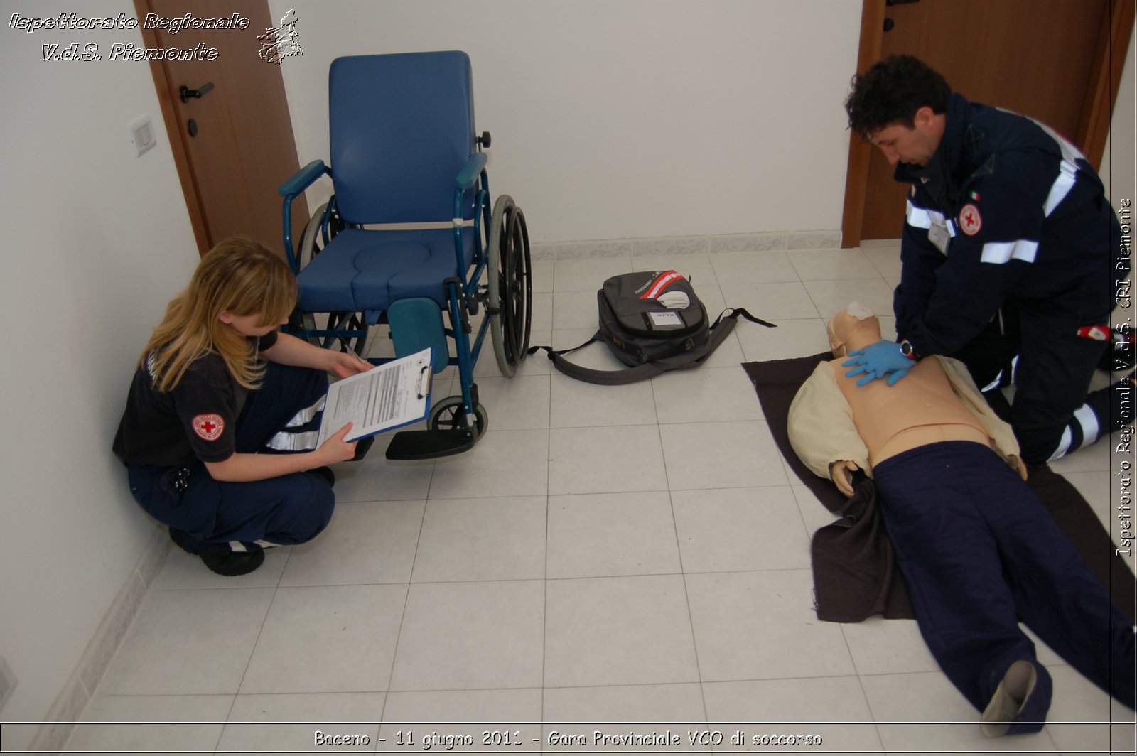 Baceno - 11 giugno 2011 - Gara Provinciale VCO di soccorso -  Croce Rossa Italiana - Ispettorato Regionale Volontari del Soccorso Piemonte