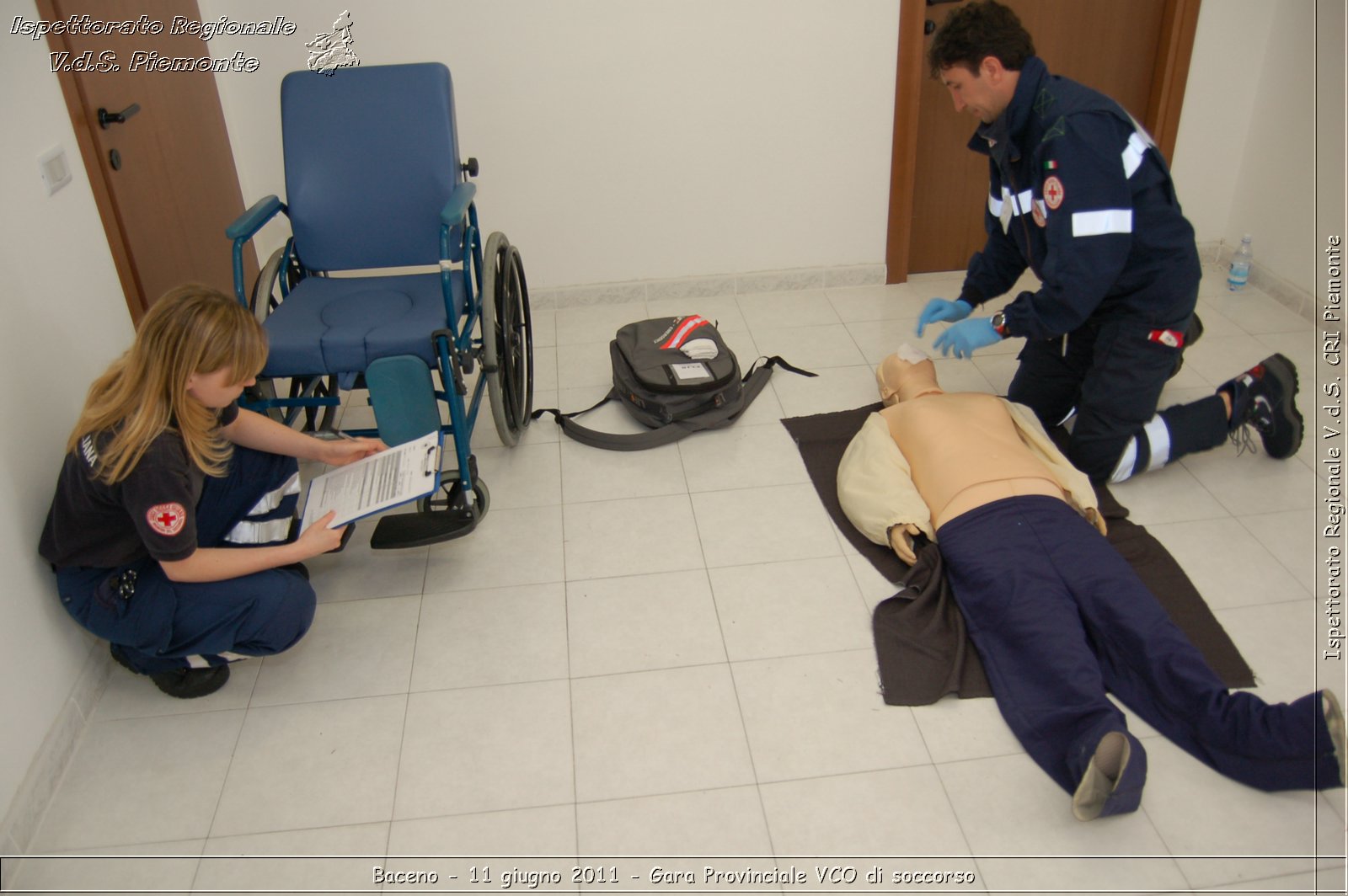 Baceno - 11 giugno 2011 - Gara Provinciale VCO di soccorso -  Croce Rossa Italiana - Ispettorato Regionale Volontari del Soccorso Piemonte