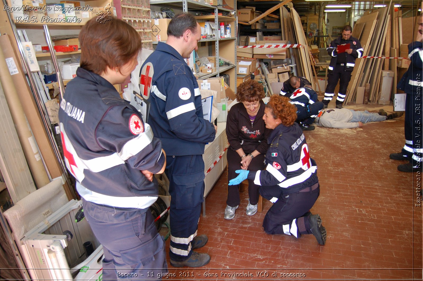 Baceno - 11 giugno 2011 - Gara Provinciale VCO di soccorso -  Croce Rossa Italiana - Ispettorato Regionale Volontari del Soccorso Piemonte