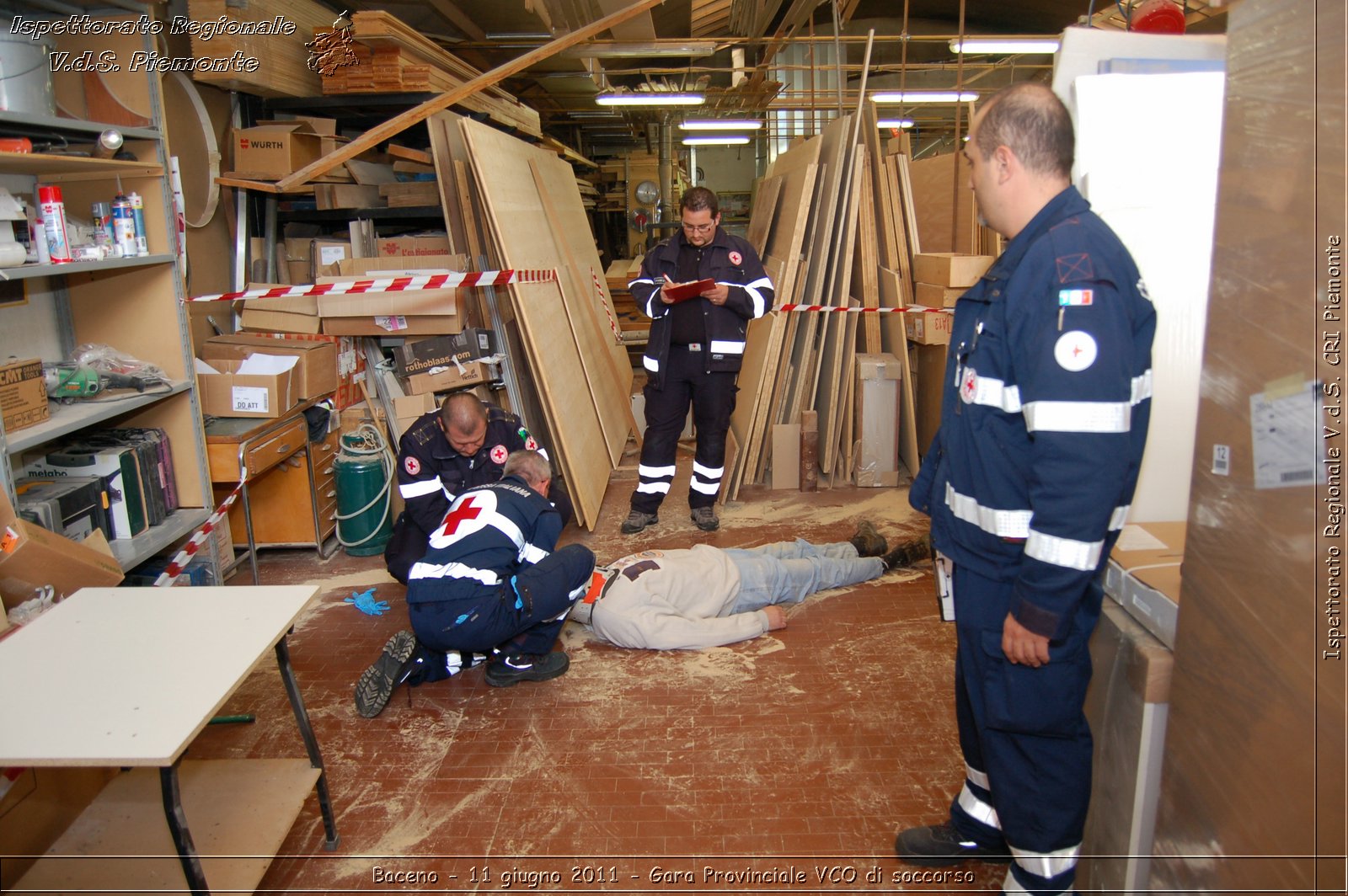 Baceno - 11 giugno 2011 - Gara Provinciale VCO di soccorso -  Croce Rossa Italiana - Ispettorato Regionale Volontari del Soccorso Piemonte