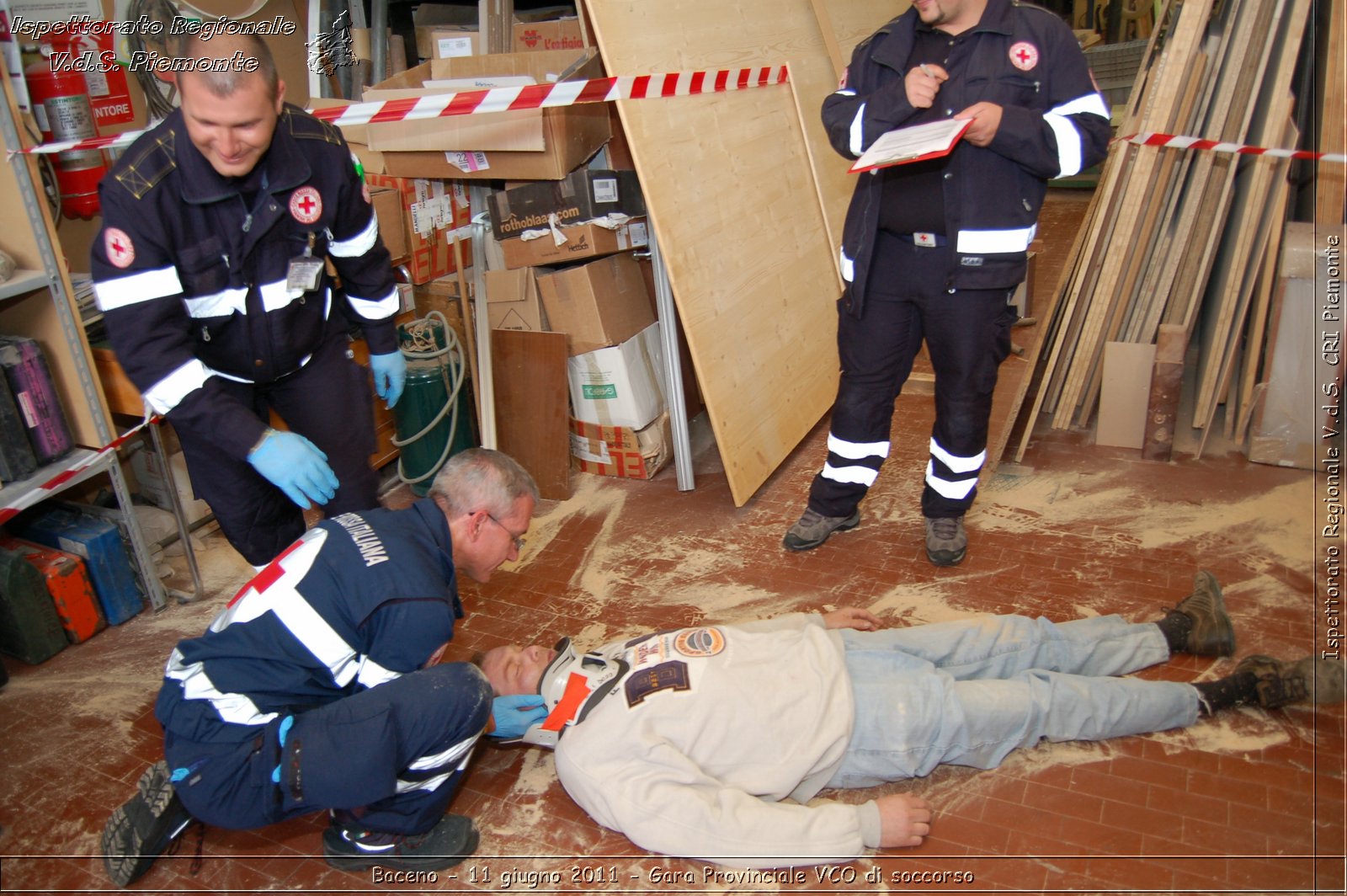 Baceno - 11 giugno 2011 - Gara Provinciale VCO di soccorso -  Croce Rossa Italiana - Ispettorato Regionale Volontari del Soccorso Piemonte