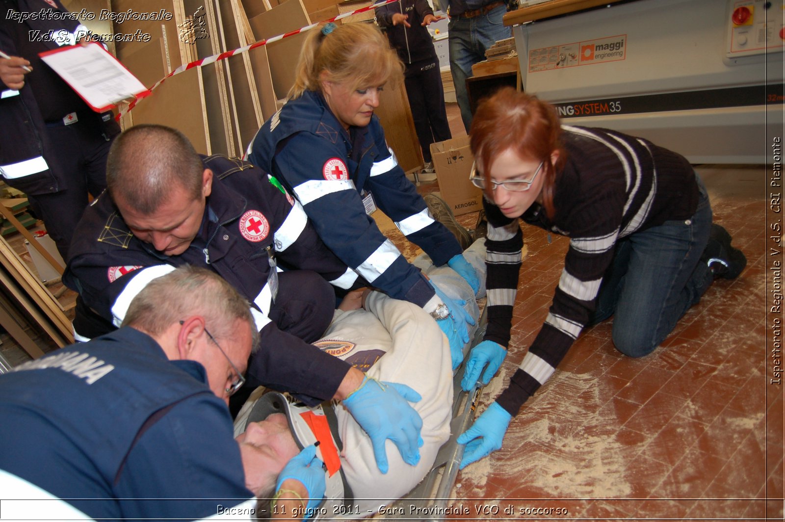 Baceno - 11 giugno 2011 - Gara Provinciale VCO di soccorso -  Croce Rossa Italiana - Ispettorato Regionale Volontari del Soccorso Piemonte