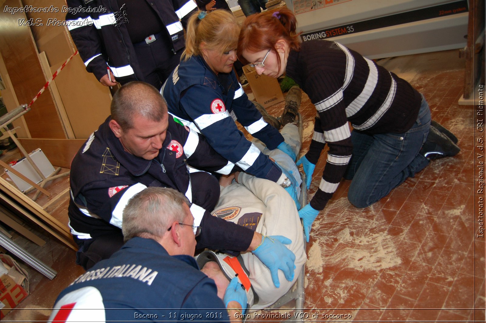 Baceno - 11 giugno 2011 - Gara Provinciale VCO di soccorso -  Croce Rossa Italiana - Ispettorato Regionale Volontari del Soccorso Piemonte