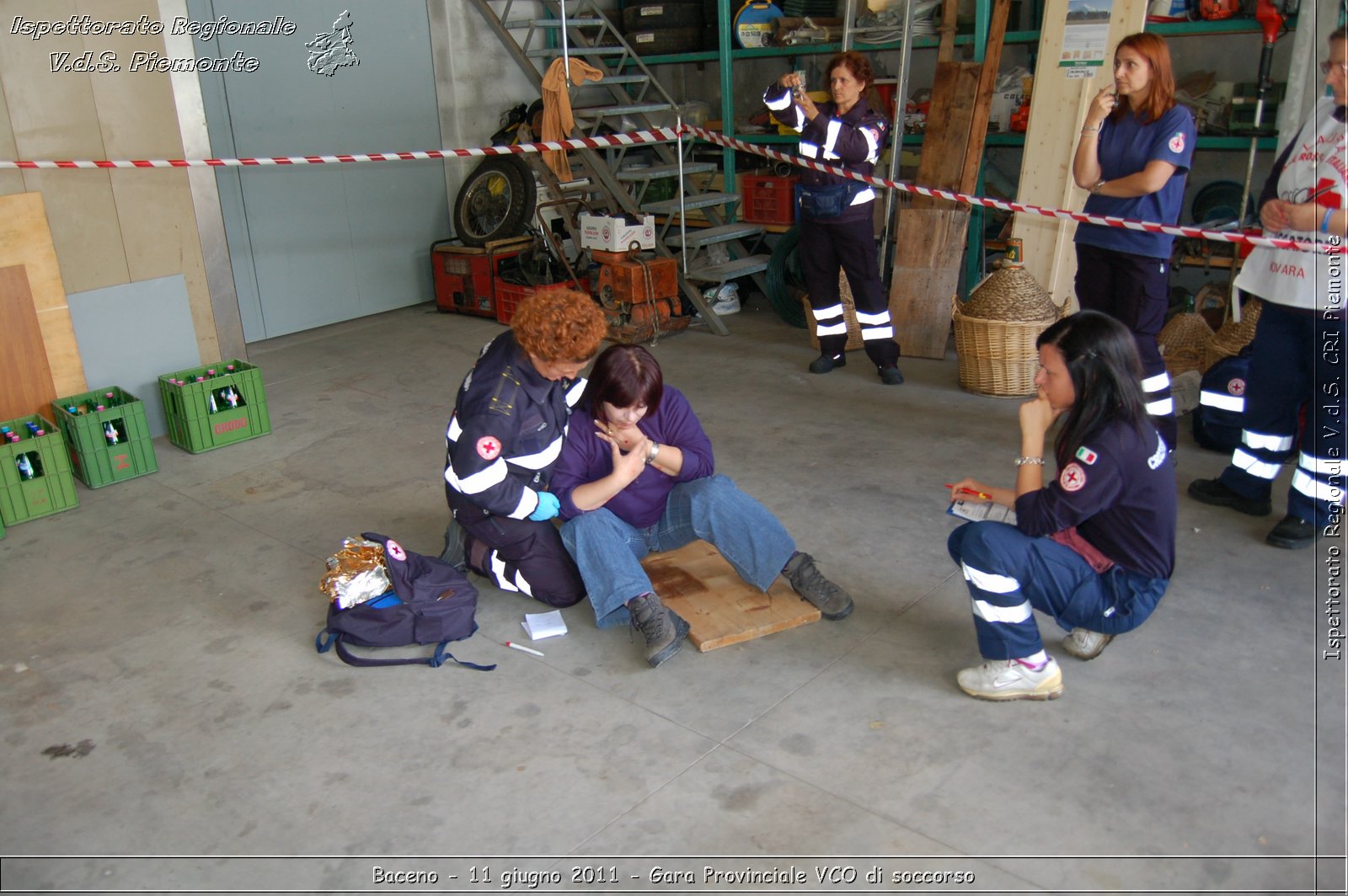 Baceno - 11 giugno 2011 - Gara Provinciale VCO di soccorso -  Croce Rossa Italiana - Ispettorato Regionale Volontari del Soccorso Piemonte