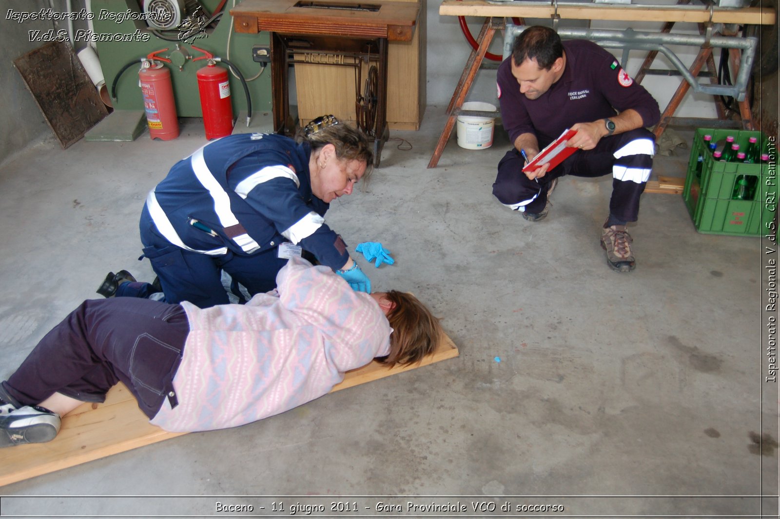 Baceno - 11 giugno 2011 - Gara Provinciale VCO di soccorso -  Croce Rossa Italiana - Ispettorato Regionale Volontari del Soccorso Piemonte