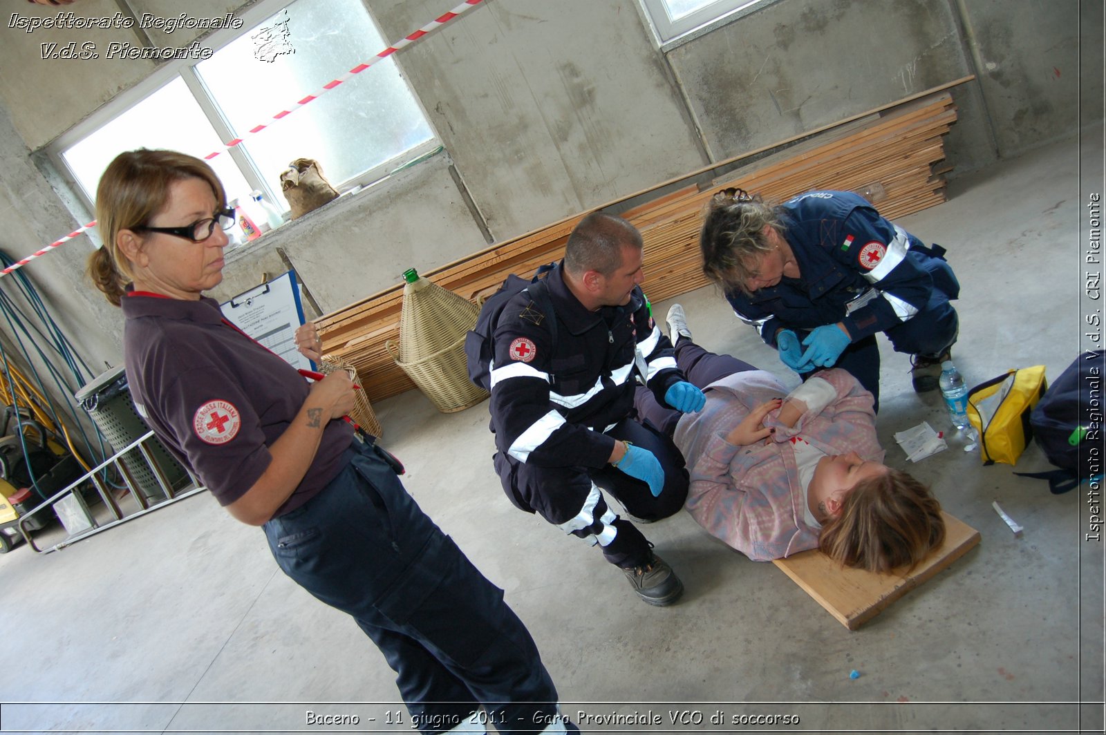 Baceno - 11 giugno 2011 - Gara Provinciale VCO di soccorso -  Croce Rossa Italiana - Ispettorato Regionale Volontari del Soccorso Piemonte