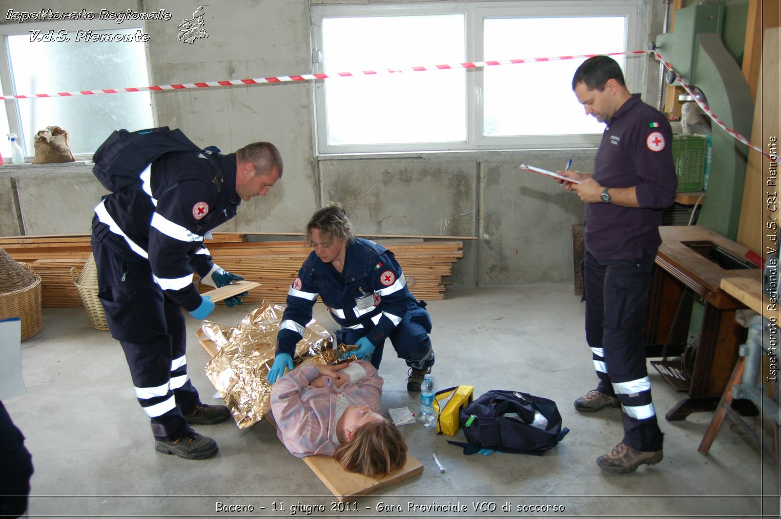 Baceno - 11 giugno 2011 - Gara Provinciale VCO di soccorso -  Croce Rossa Italiana - Ispettorato Regionale Volontari del Soccorso Piemonte