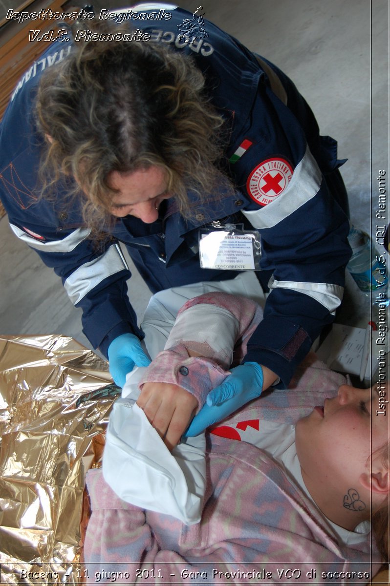 Baceno - 11 giugno 2011 - Gara Provinciale VCO di soccorso -  Croce Rossa Italiana - Ispettorato Regionale Volontari del Soccorso Piemonte