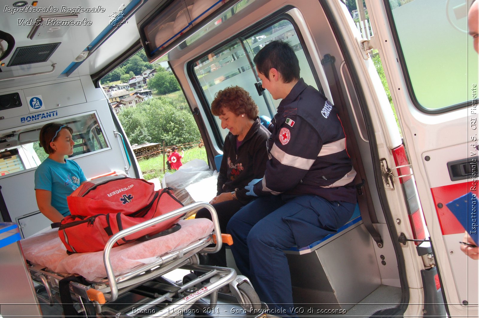 Baceno - 11 giugno 2011 - Gara Provinciale VCO di soccorso -  Croce Rossa Italiana - Ispettorato Regionale Volontari del Soccorso Piemonte