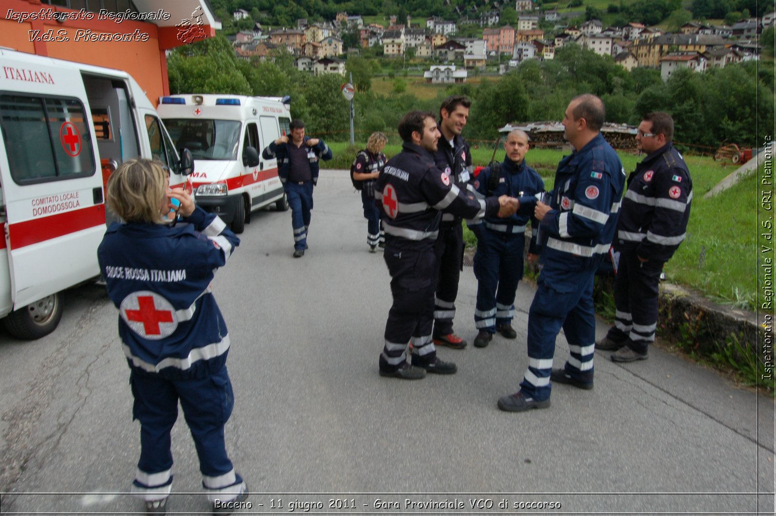 Baceno - 11 giugno 2011 - Gara Provinciale VCO di soccorso -  Croce Rossa Italiana - Ispettorato Regionale Volontari del Soccorso Piemonte