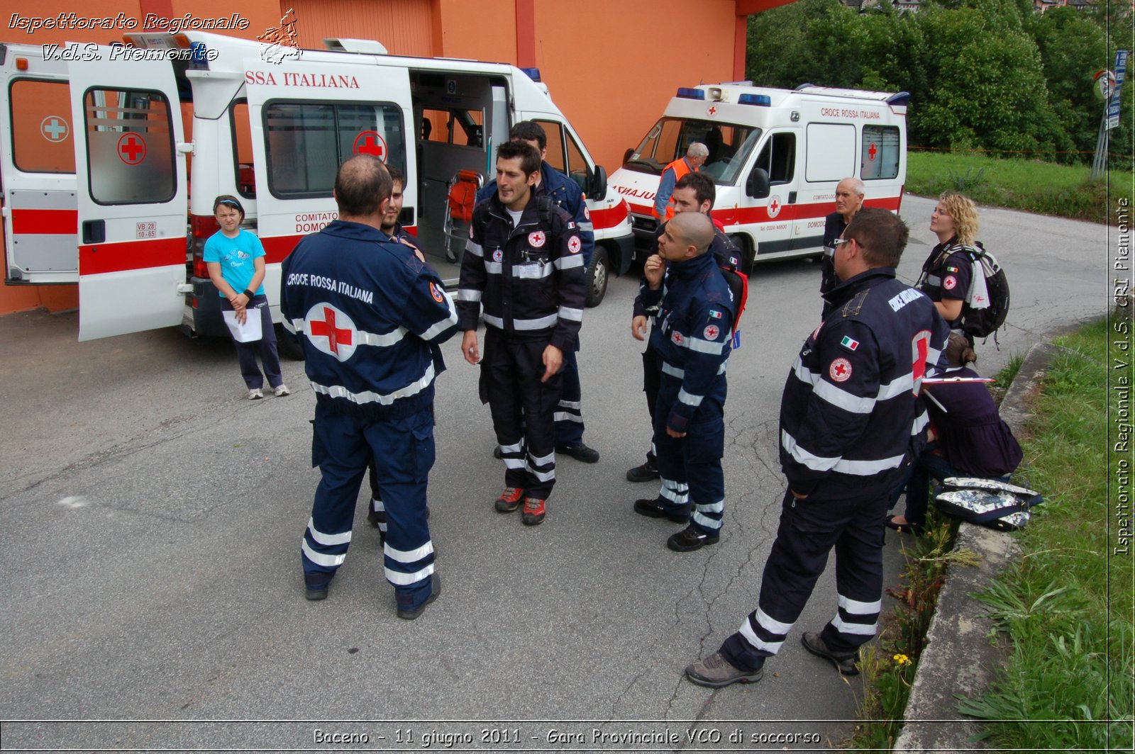 Baceno - 11 giugno 2011 - Gara Provinciale VCO di soccorso -  Croce Rossa Italiana - Ispettorato Regionale Volontari del Soccorso Piemonte