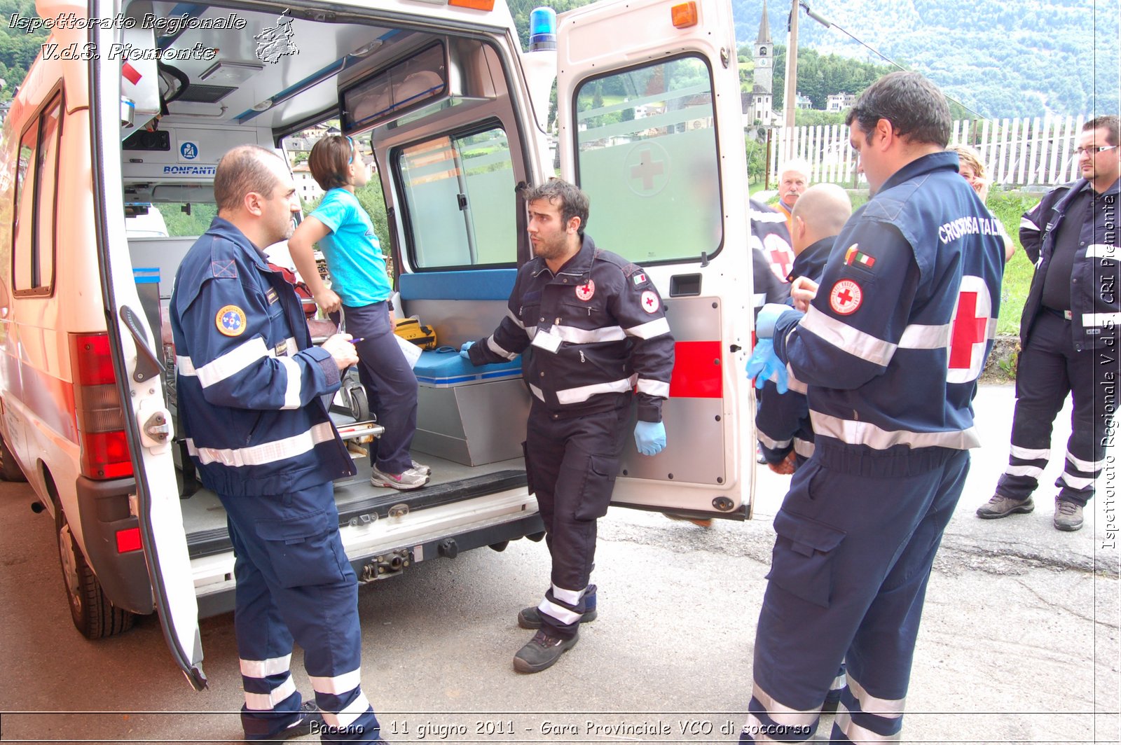 Baceno - 11 giugno 2011 - Gara Provinciale VCO di soccorso -  Croce Rossa Italiana - Ispettorato Regionale Volontari del Soccorso Piemonte