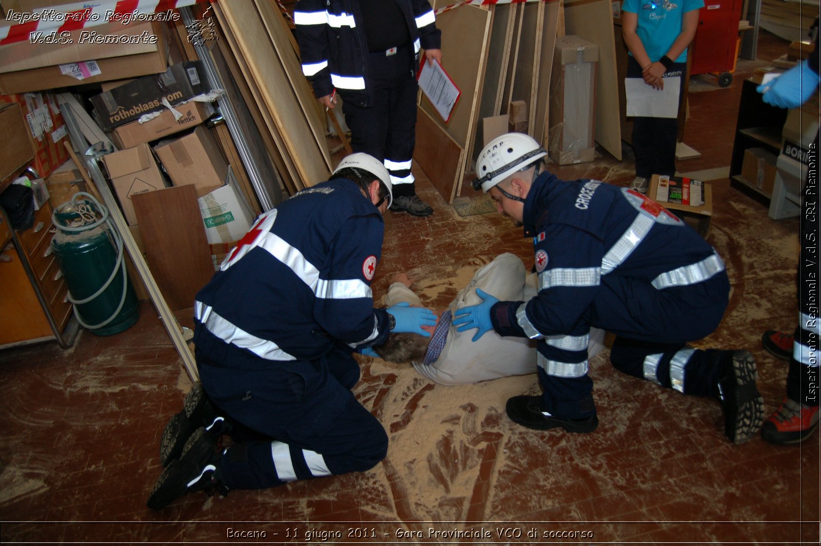 Baceno - 11 giugno 2011 - Gara Provinciale VCO di soccorso -  Croce Rossa Italiana - Ispettorato Regionale Volontari del Soccorso Piemonte