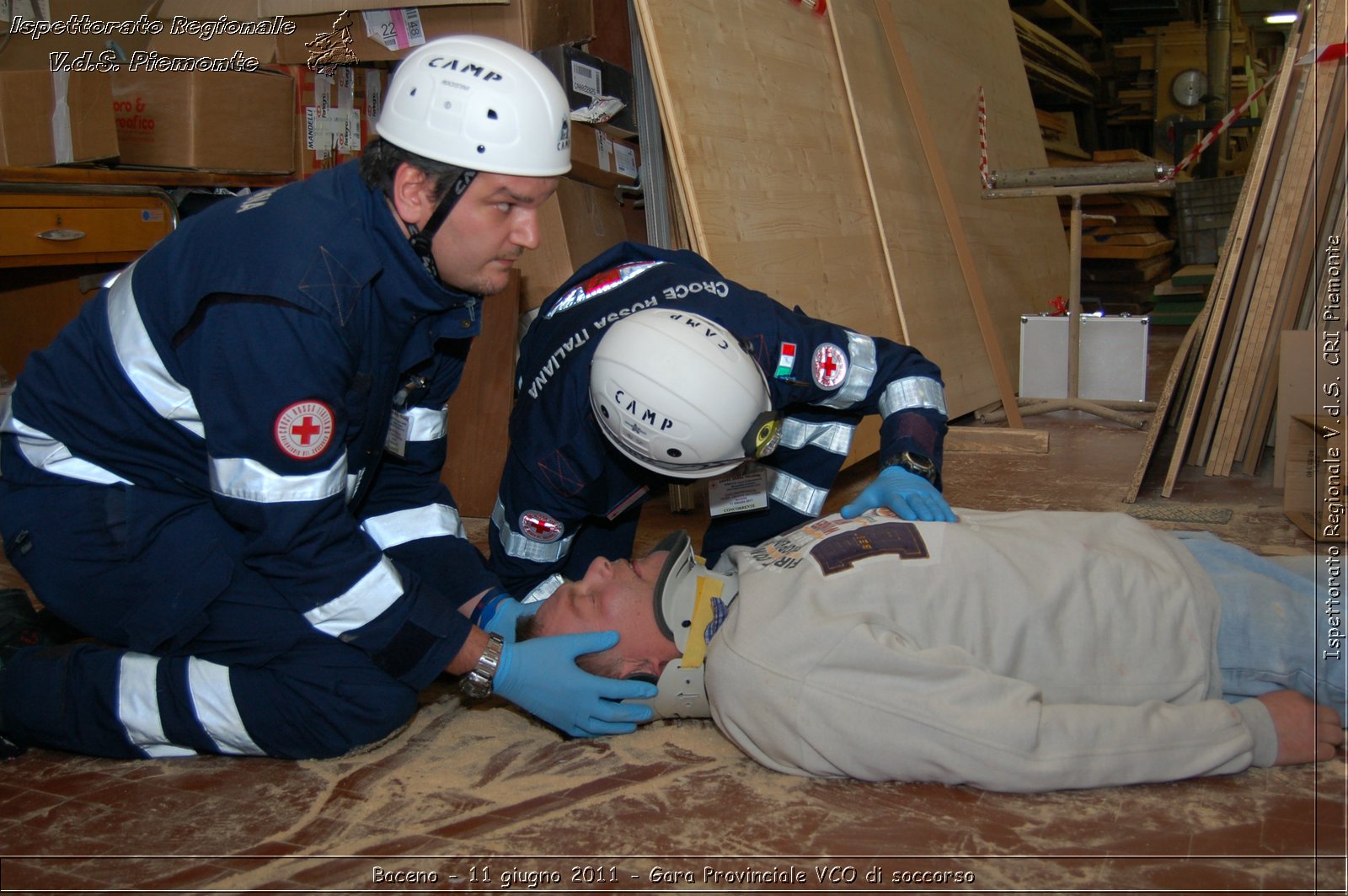 Baceno - 11 giugno 2011 - Gara Provinciale VCO di soccorso -  Croce Rossa Italiana - Ispettorato Regionale Volontari del Soccorso Piemonte