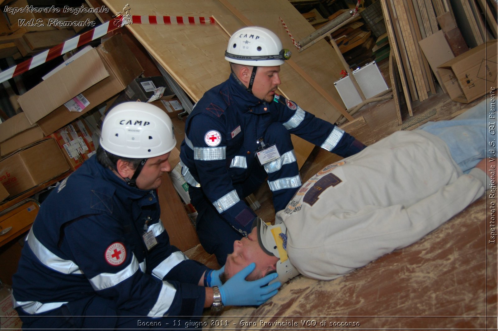 Baceno - 11 giugno 2011 - Gara Provinciale VCO di soccorso -  Croce Rossa Italiana - Ispettorato Regionale Volontari del Soccorso Piemonte