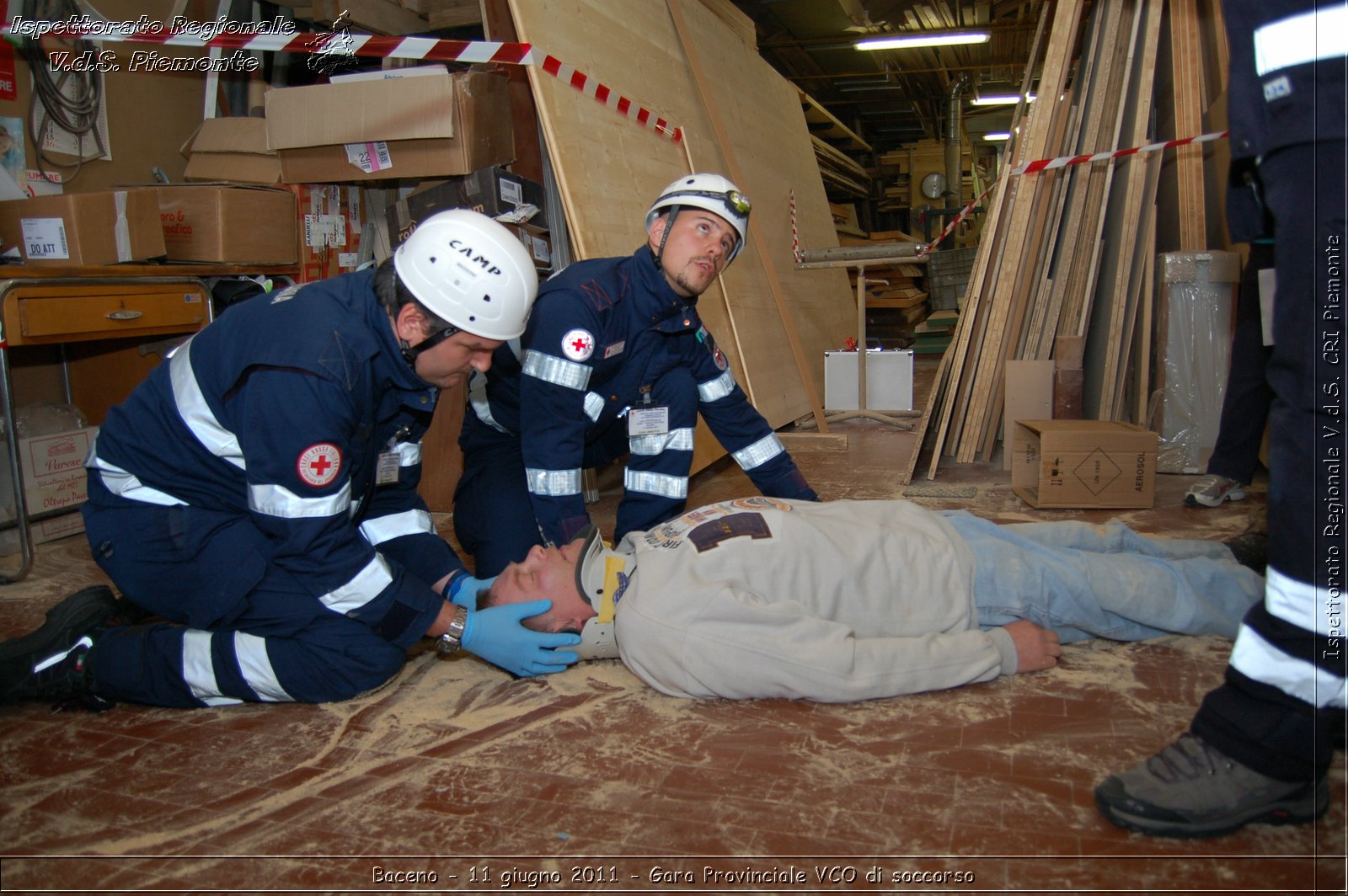 Baceno - 11 giugno 2011 - Gara Provinciale VCO di soccorso -  Croce Rossa Italiana - Ispettorato Regionale Volontari del Soccorso Piemonte