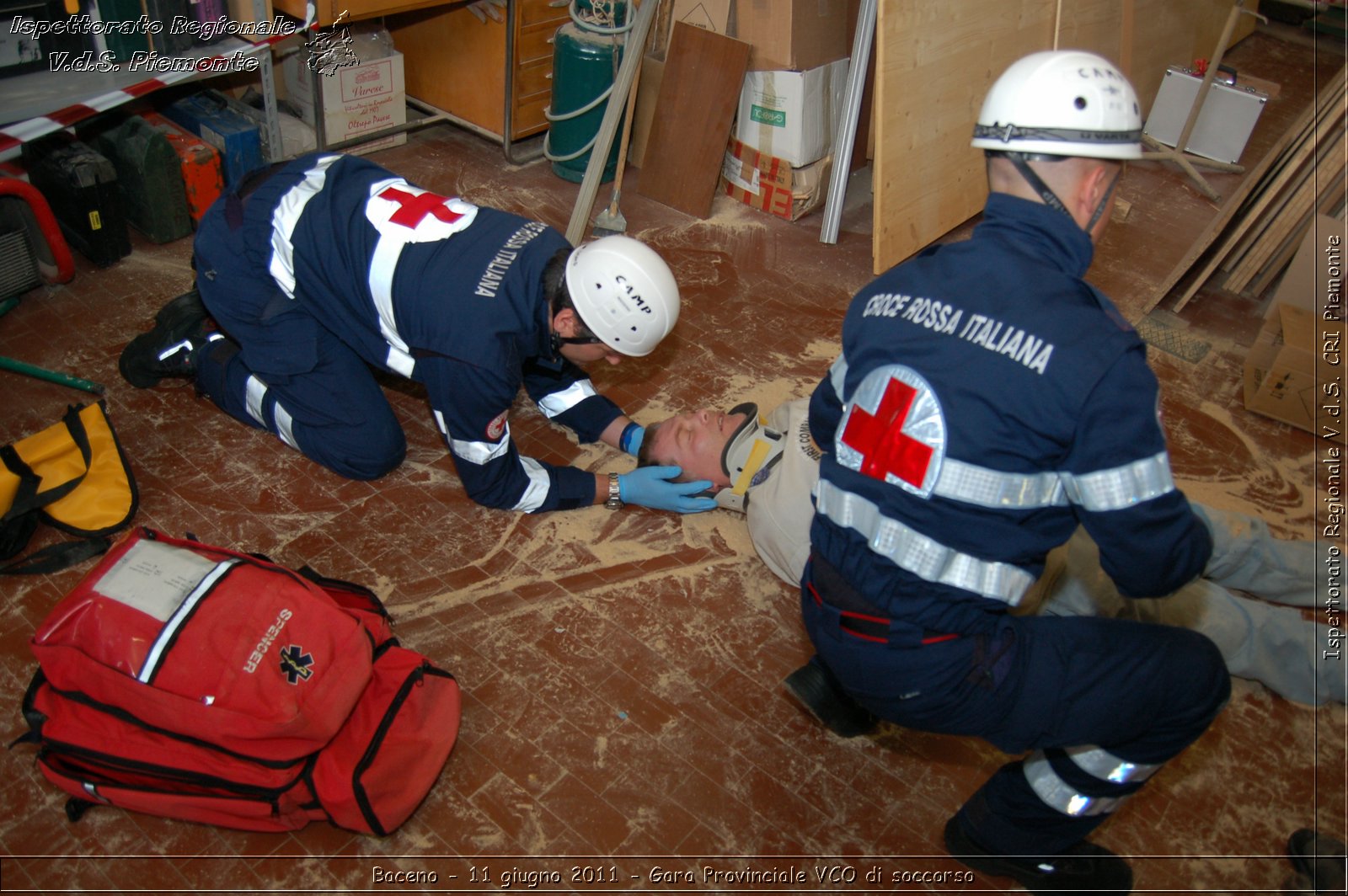 Baceno - 11 giugno 2011 - Gara Provinciale VCO di soccorso -  Croce Rossa Italiana - Ispettorato Regionale Volontari del Soccorso Piemonte