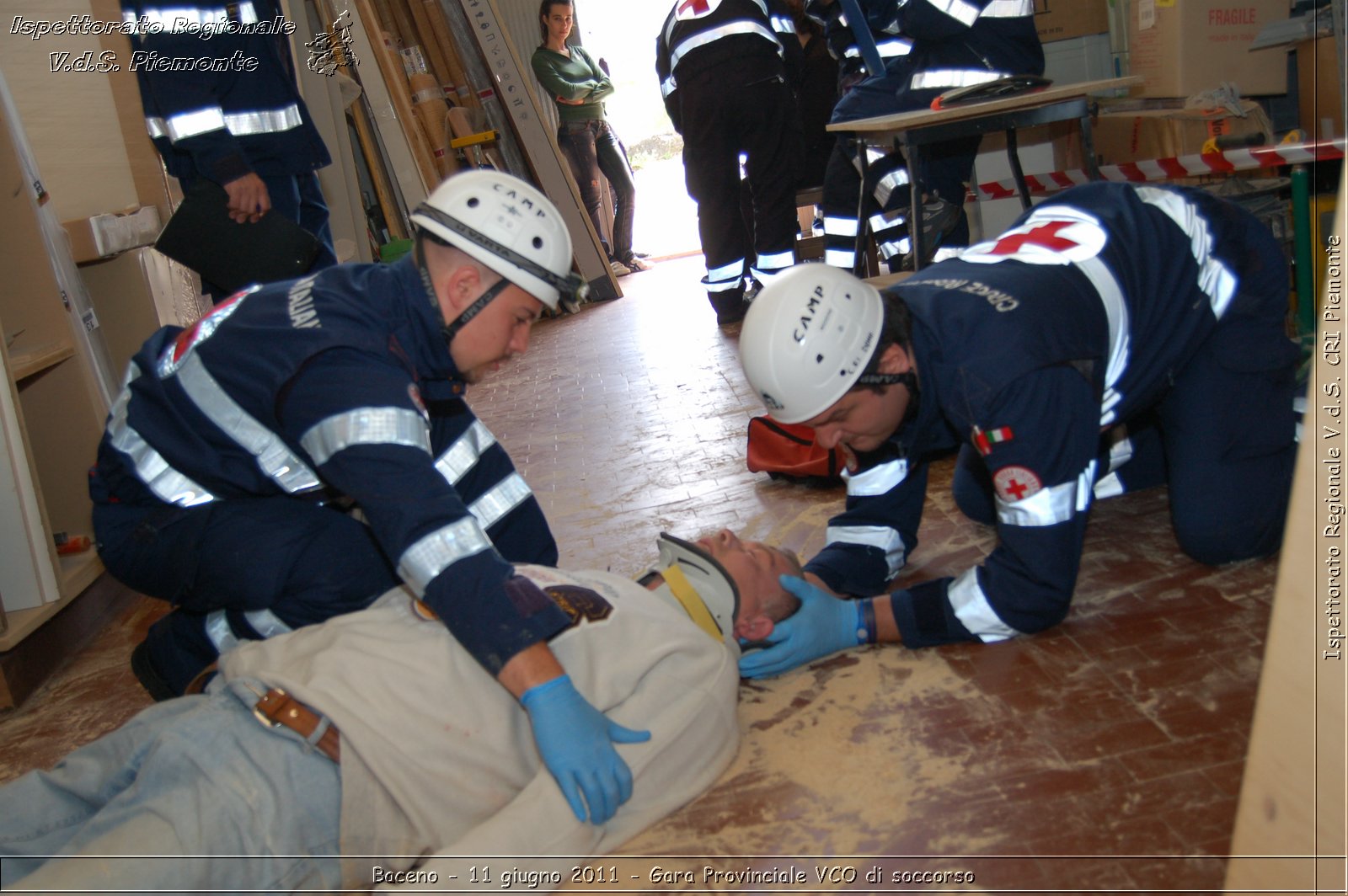 Baceno - 11 giugno 2011 - Gara Provinciale VCO di soccorso -  Croce Rossa Italiana - Ispettorato Regionale Volontari del Soccorso Piemonte