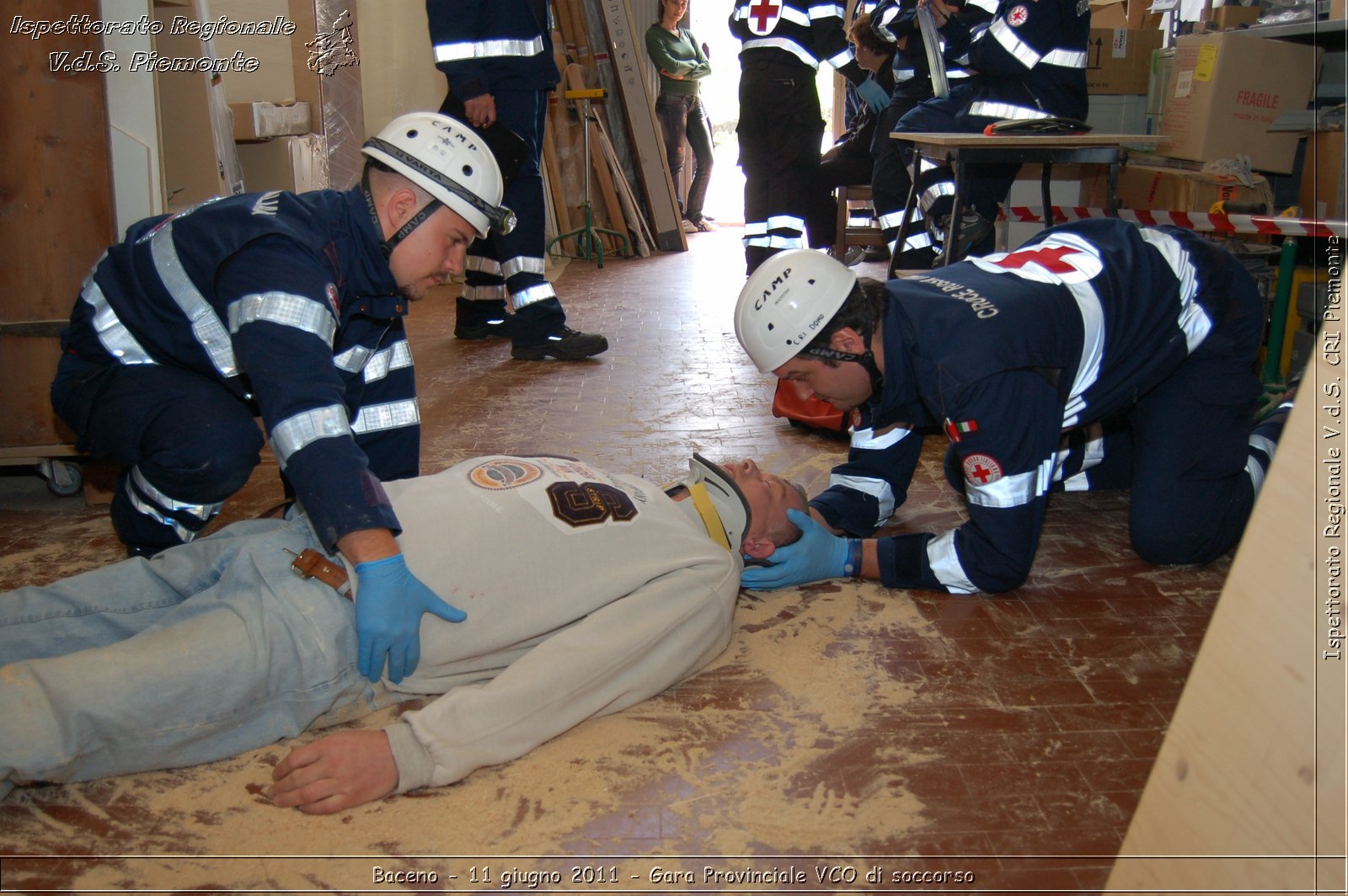 Baceno - 11 giugno 2011 - Gara Provinciale VCO di soccorso -  Croce Rossa Italiana - Ispettorato Regionale Volontari del Soccorso Piemonte